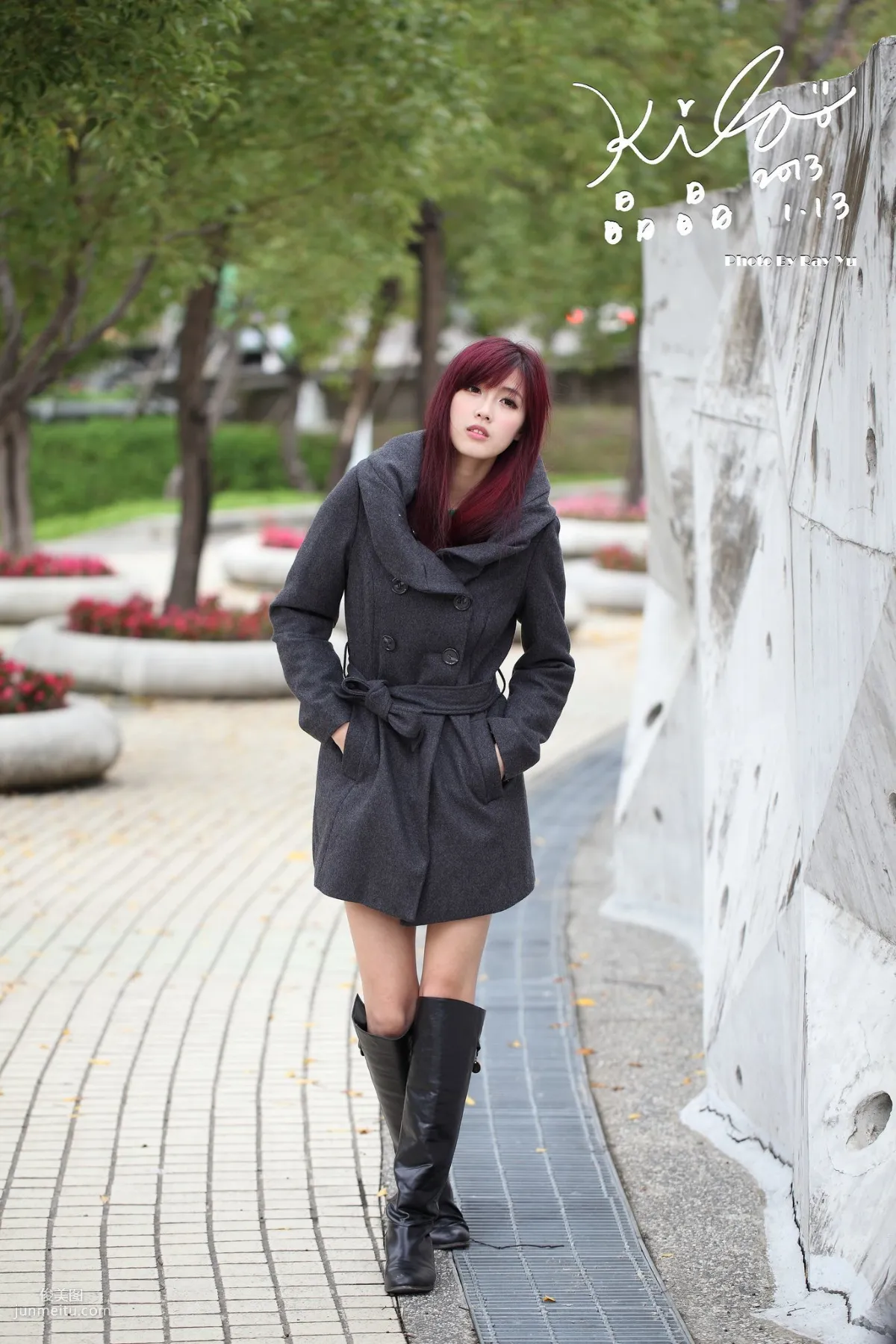 Kila Jingjing/Jin Yunqiao, Street Snap Winter Trench Coat Series Photo Set photo 54