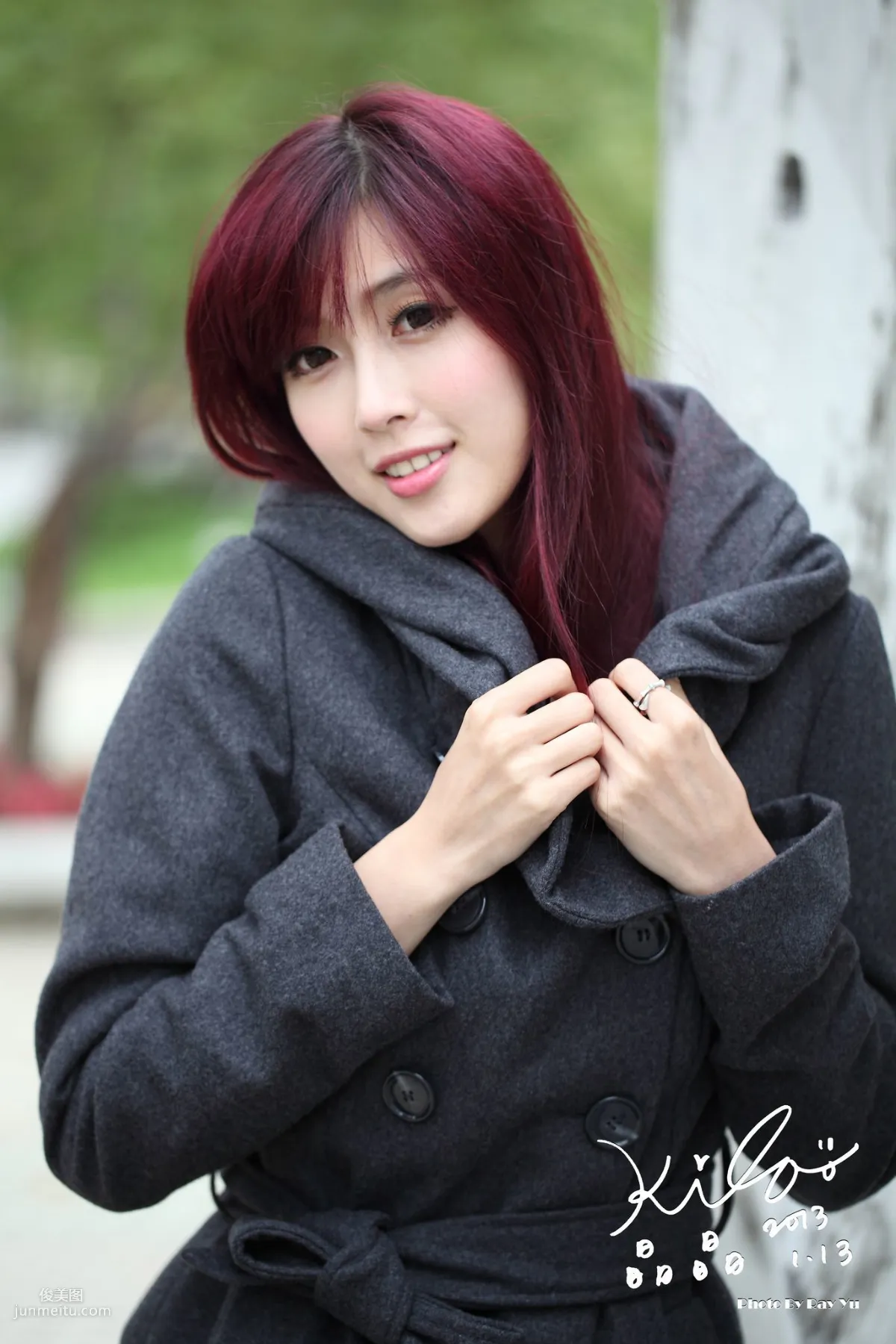 Kila Jingjing/Jin Yunqiao, Street Snap Winter Trench Coat Series Photo Set photo 41