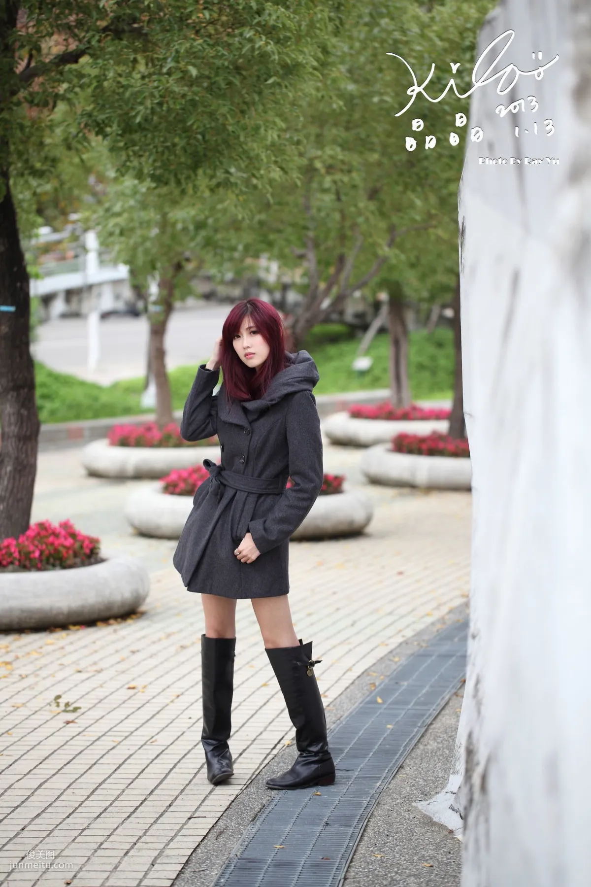 Kila Jingjing/Jin Yunqiao, Street Snap Winter Trench Coat Series Photo Set photo 113