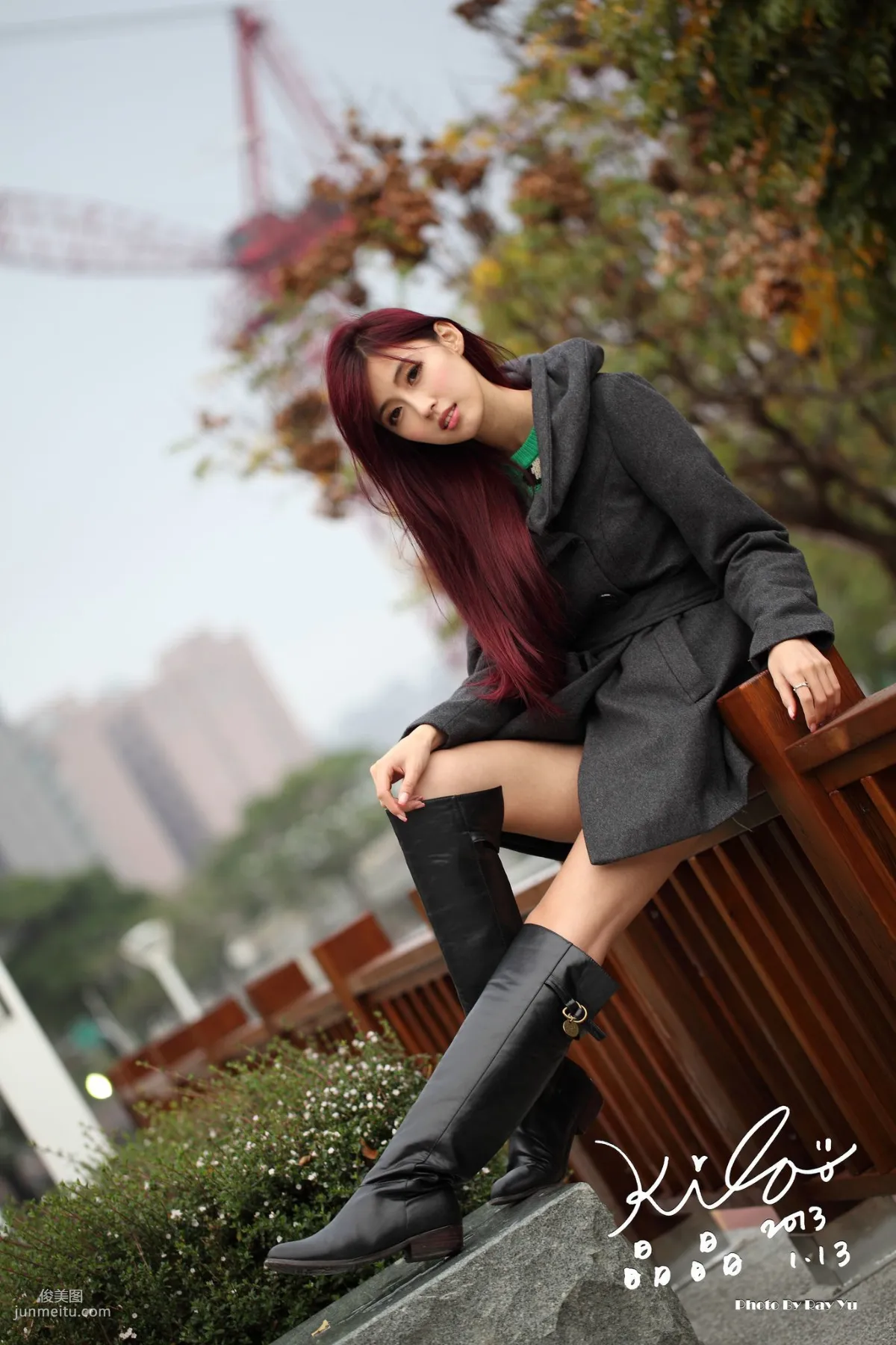 Kila Jingjing/Jin Yunqiao, Street Snap Winter Trench Coat Series Photo Set photo 57
