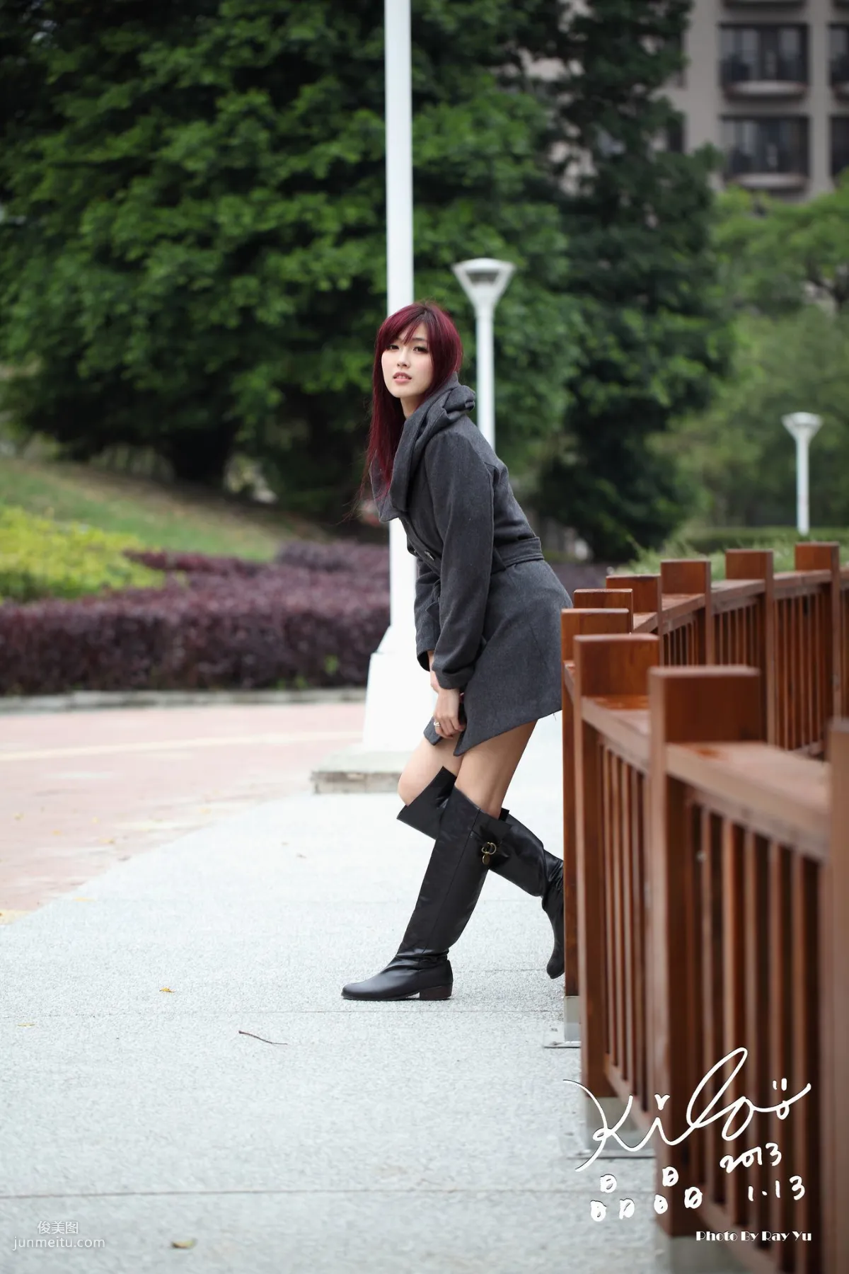 Kila Jingjing/Jin Yunqiao, Street Snap Winter Trench Coat Series Photo Set photo 73