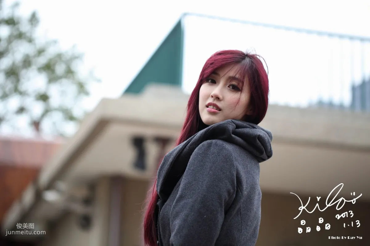 Kila Jingjing/Jin Yunqiao, Street Snap Winter Trench Coat Series Photo Set photo 13