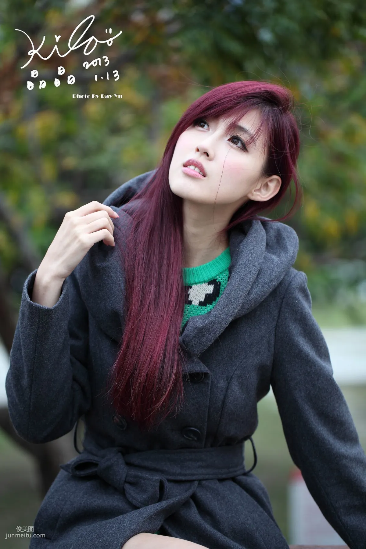 Kila Jingjing/Jin Yunqiao, Street Snap Winter Trench Coat Series Photo Set photo 2