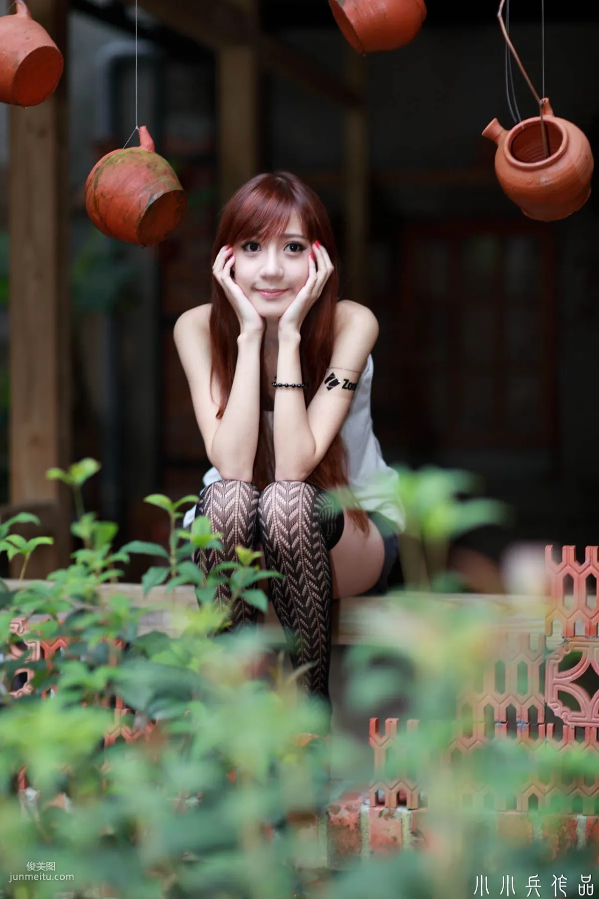 Taiwan Beauty Ning Meng, Fresh and Sweet Outdoor Photo Collection photo 46