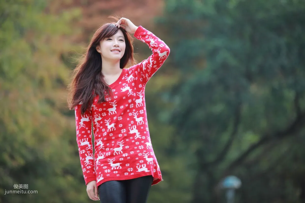 Taiwan Beauty Xia Hanzhi/Olivia Tu Fresh and Beautiful Outdoor Shoot Photo Set photo 10