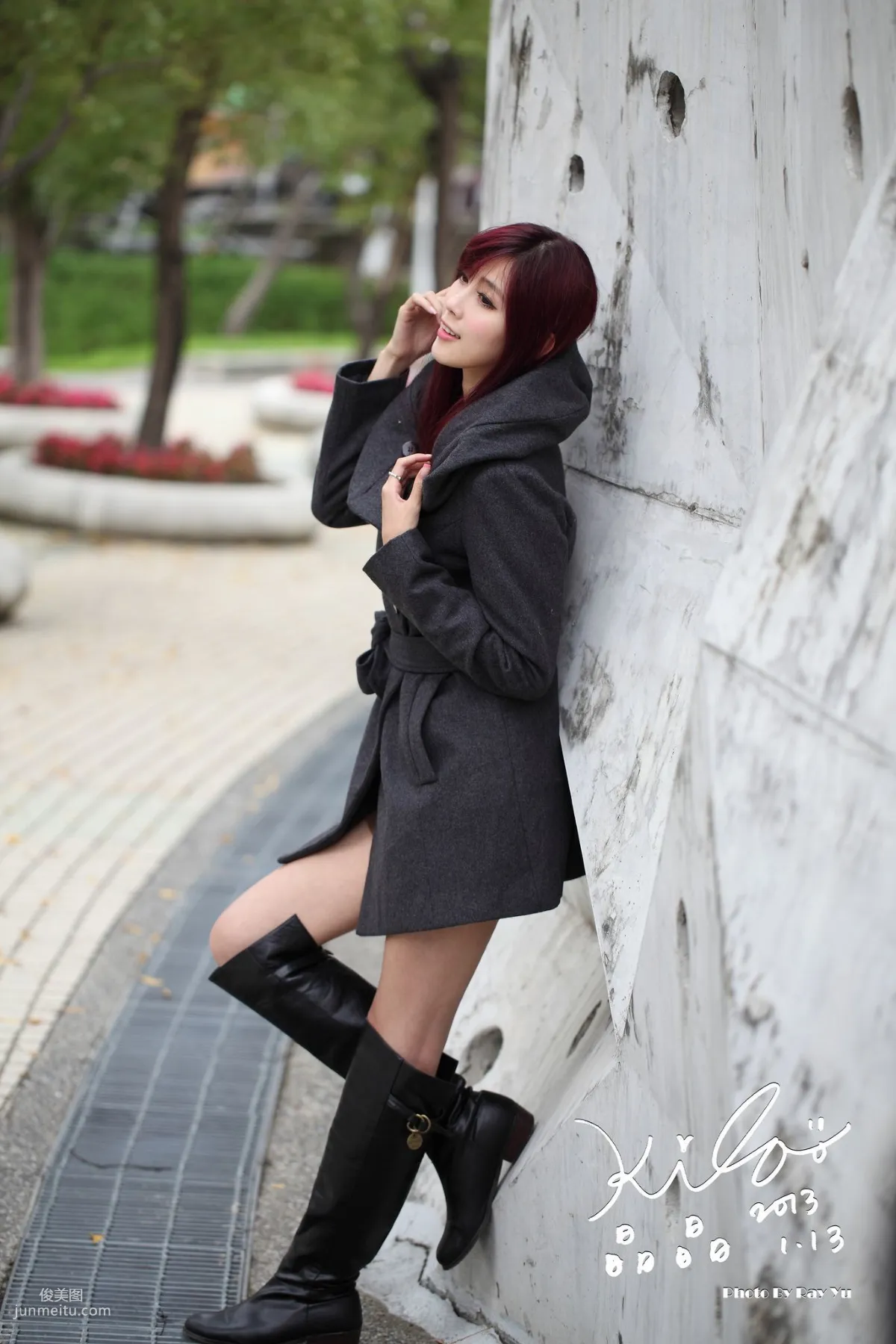 Kila Jingjing/Jin Yunqiao, Street Snap Winter Trench Coat Series Photo Set photo 49