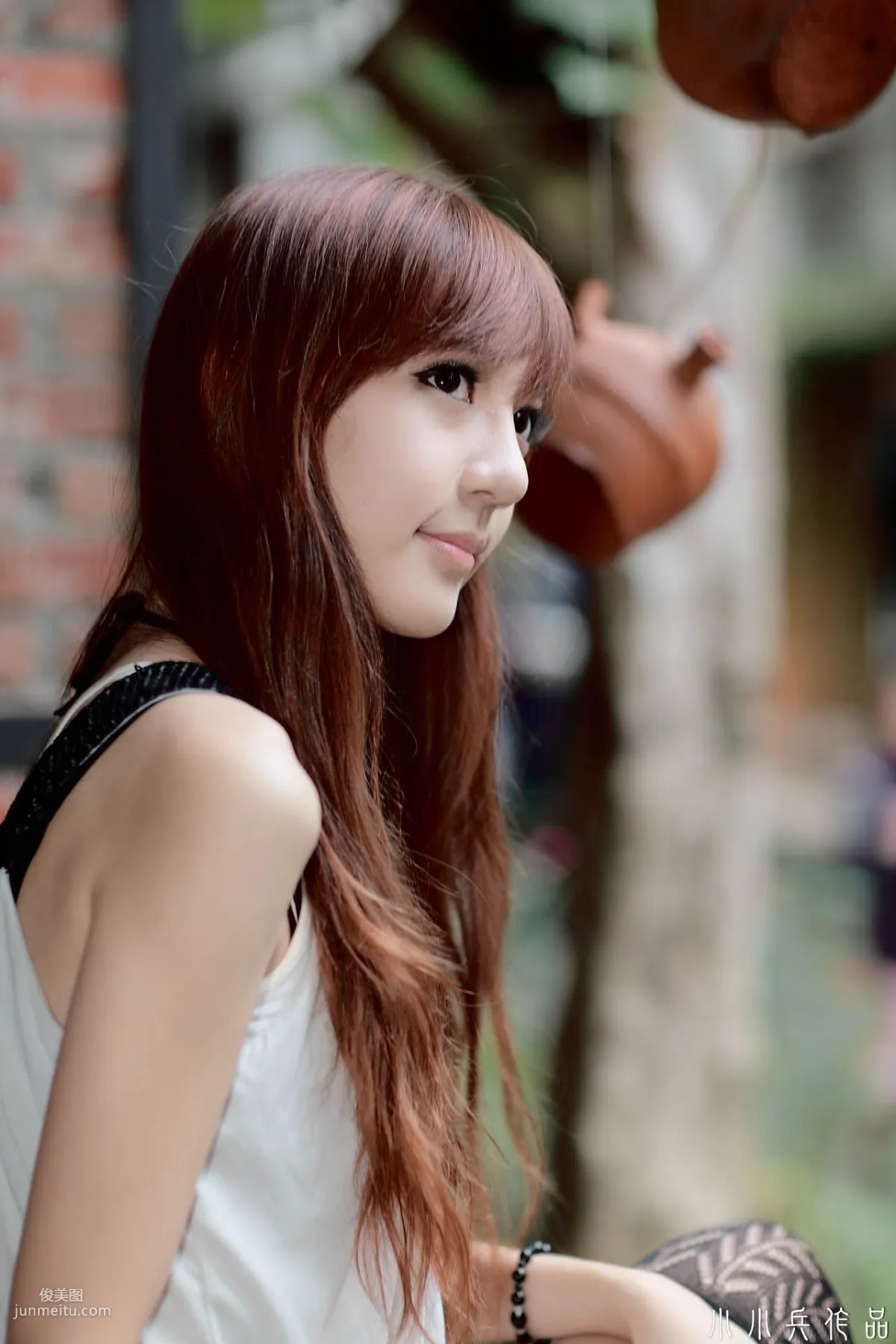 Taiwan Beauty Ning Meng, Fresh and Sweet Outdoor Photo Collection photo 47