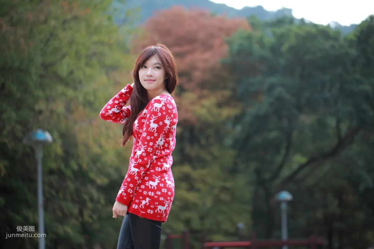 Taiwan Beauty Xia Hanzhi/Olivia Tu Fresh and Beautiful Outdoor Shoot Photo Set photo 7
