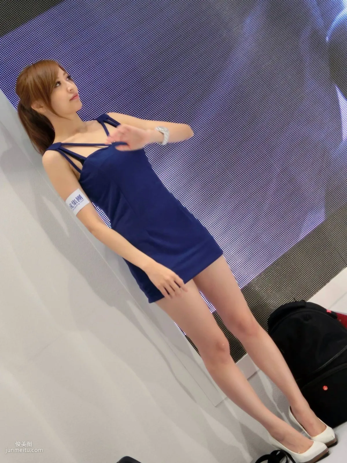 Model Ni Qianling, Taipei Photography Equipment Exhibition HD Event Set photo 54