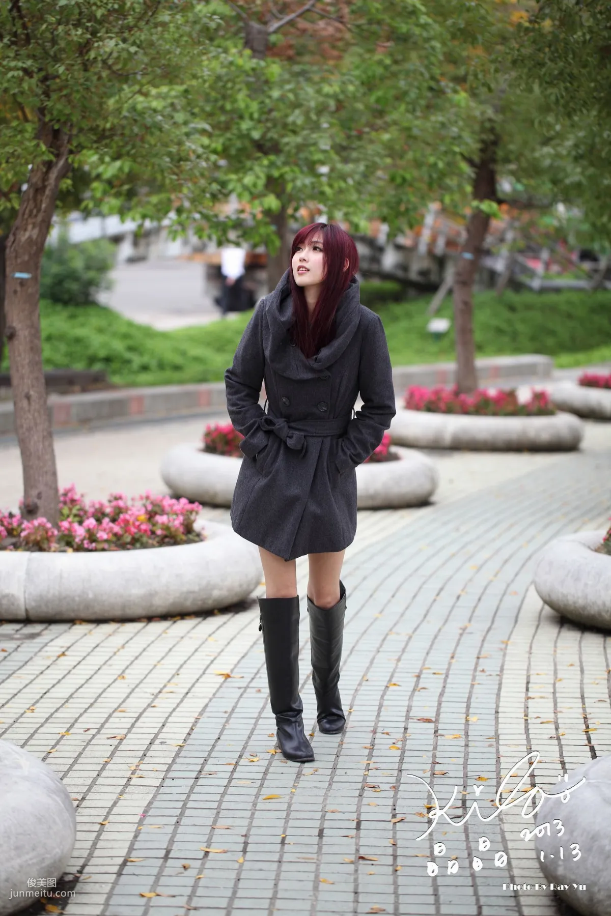 Kila Jingjing/Jin Yunqiao, Street Snap Winter Trench Coat Series Photo Set photo 82