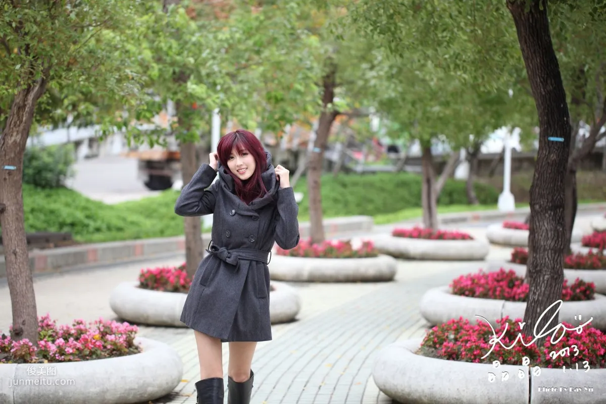 Kila Jingjing/Jin Yunqiao, Street Snap Winter Trench Coat Series Photo Set photo 27
