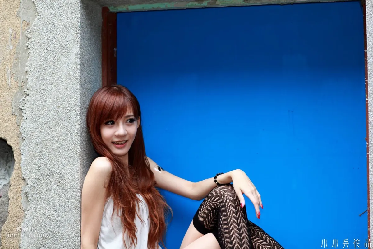 Taiwan Beauty Ning Meng, Fresh and Sweet Outdoor Photo Collection photo 40