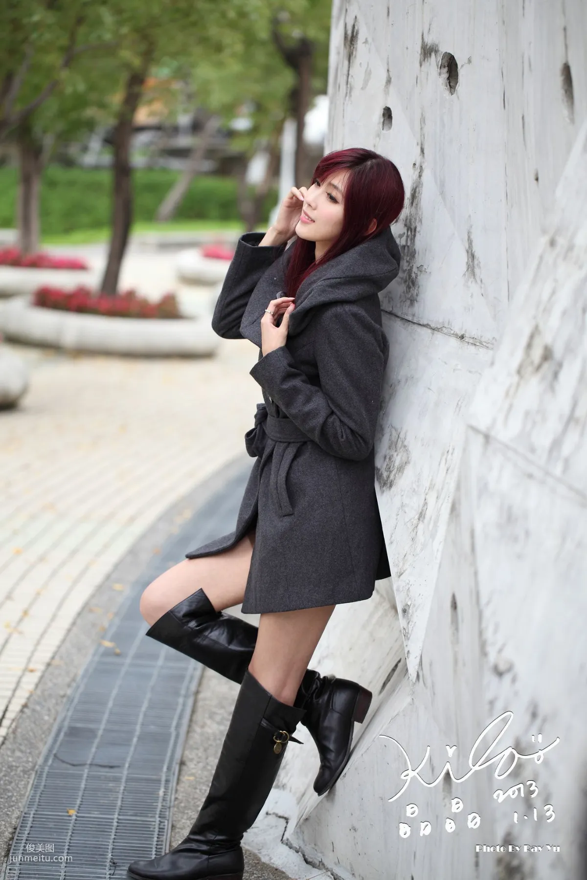 Kila Jingjing/Jin Yunqiao, Street Snap Winter Trench Coat Series Photo Set photo 50