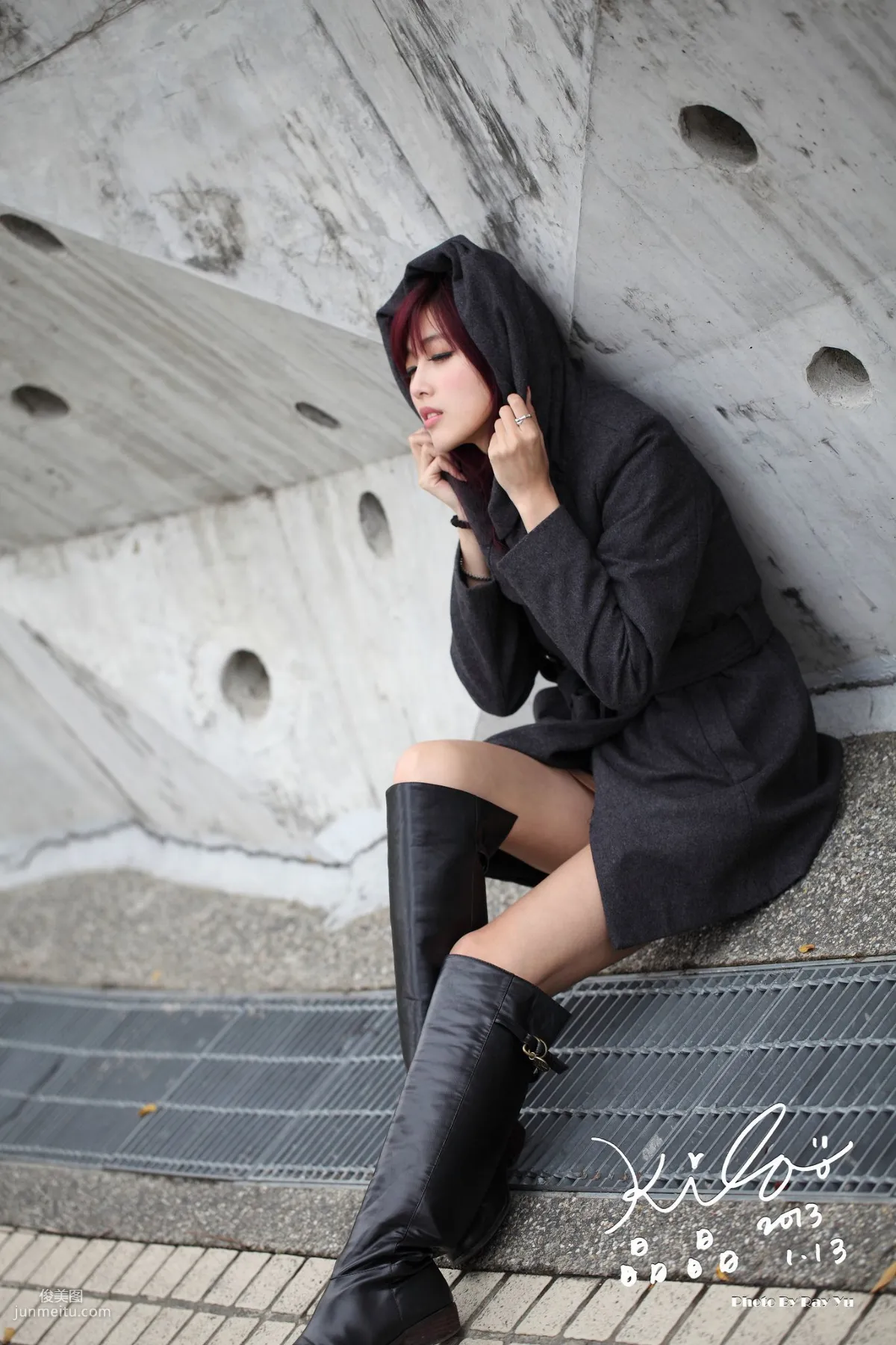 Kila Jingjing/Jin Yunqiao, Street Snap Winter Trench Coat Series Photo Set photo 96