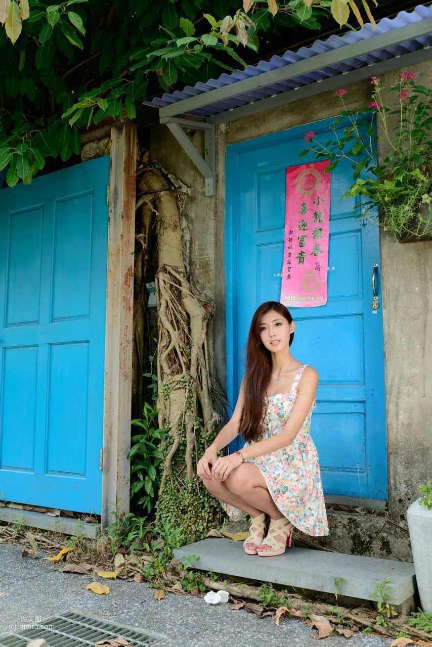 Kila Jingjing/Jin Yunqiao, Street Snap Suspender Dress Series Photo Set photo 27
