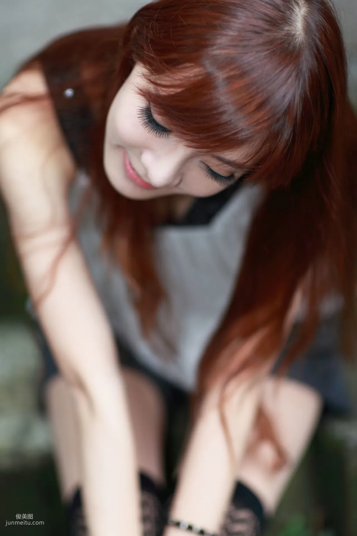 Taiwan Beauty Ning Meng, Fresh and Sweet Outdoor Photo Collection photo 37