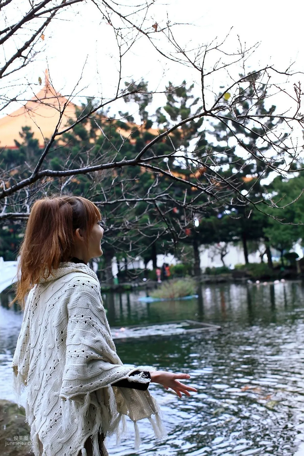 Taiwan Beauty Ning Meng, Fresh and Sweet Outdoor Photo Collection photo 16