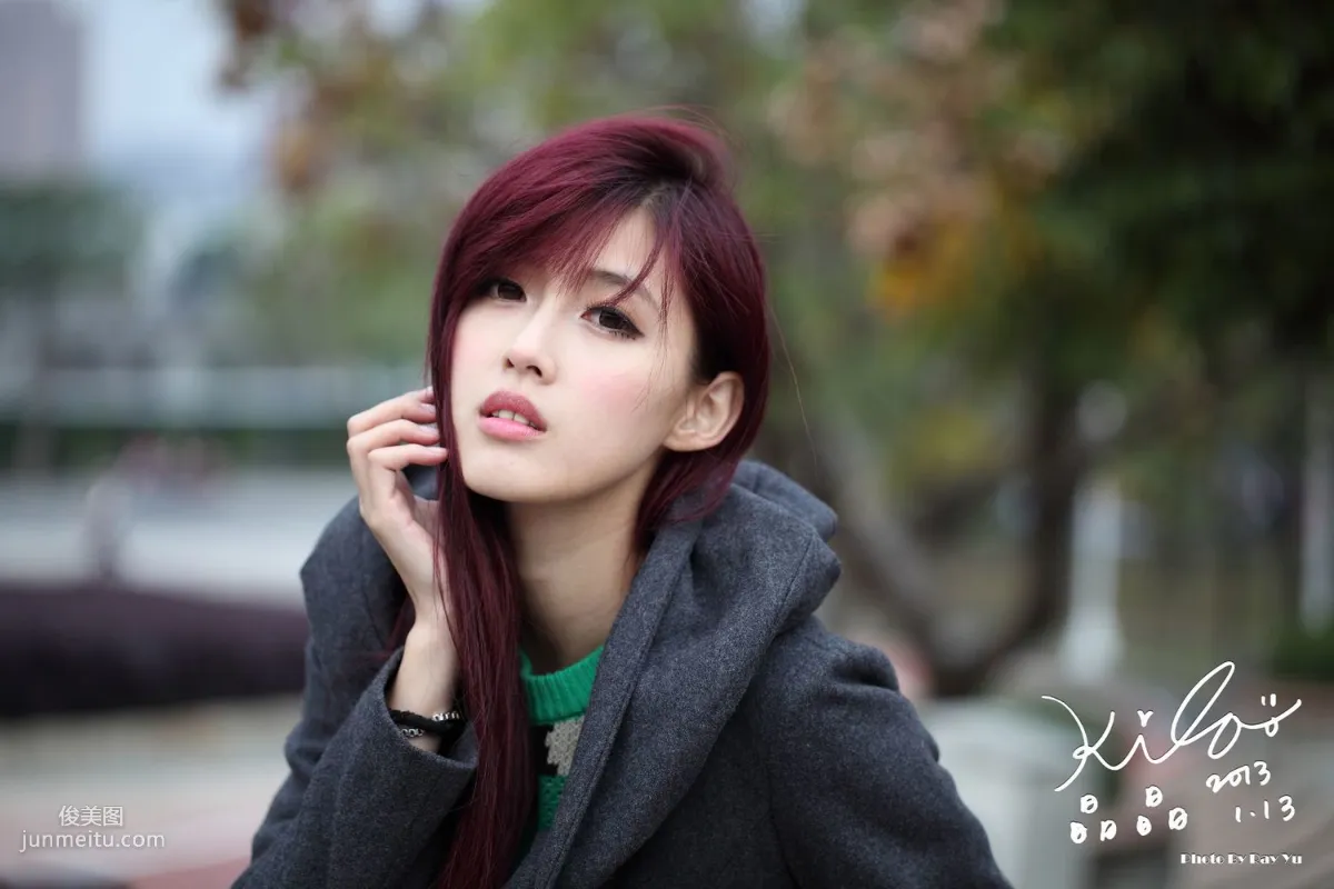 Kila Jingjing/Jin Yunqiao, Street Snap Winter Trench Coat Series Photo Set photo 6
