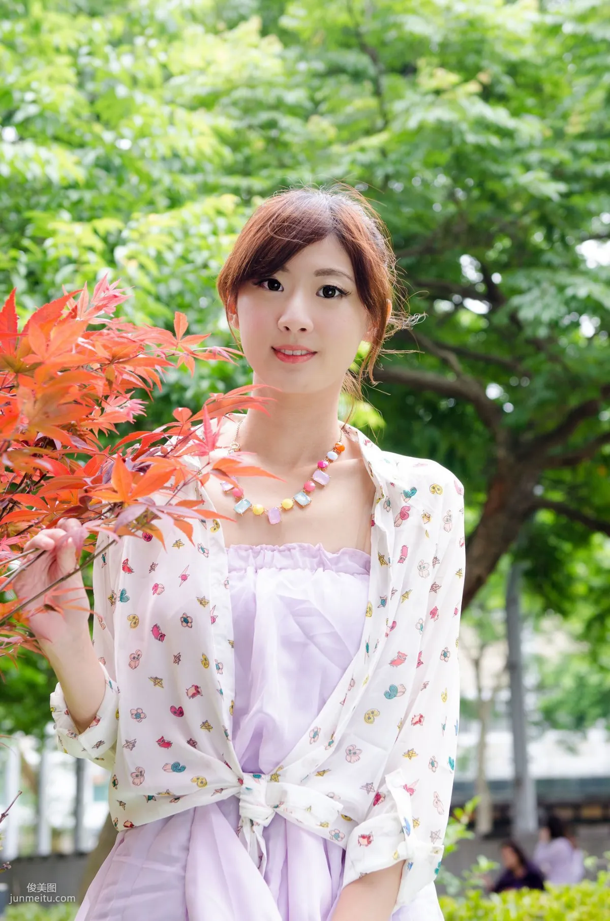 Taiwan Model Queena / Lin Mojing, Park Outdoor Shoot Photo Set photo 54