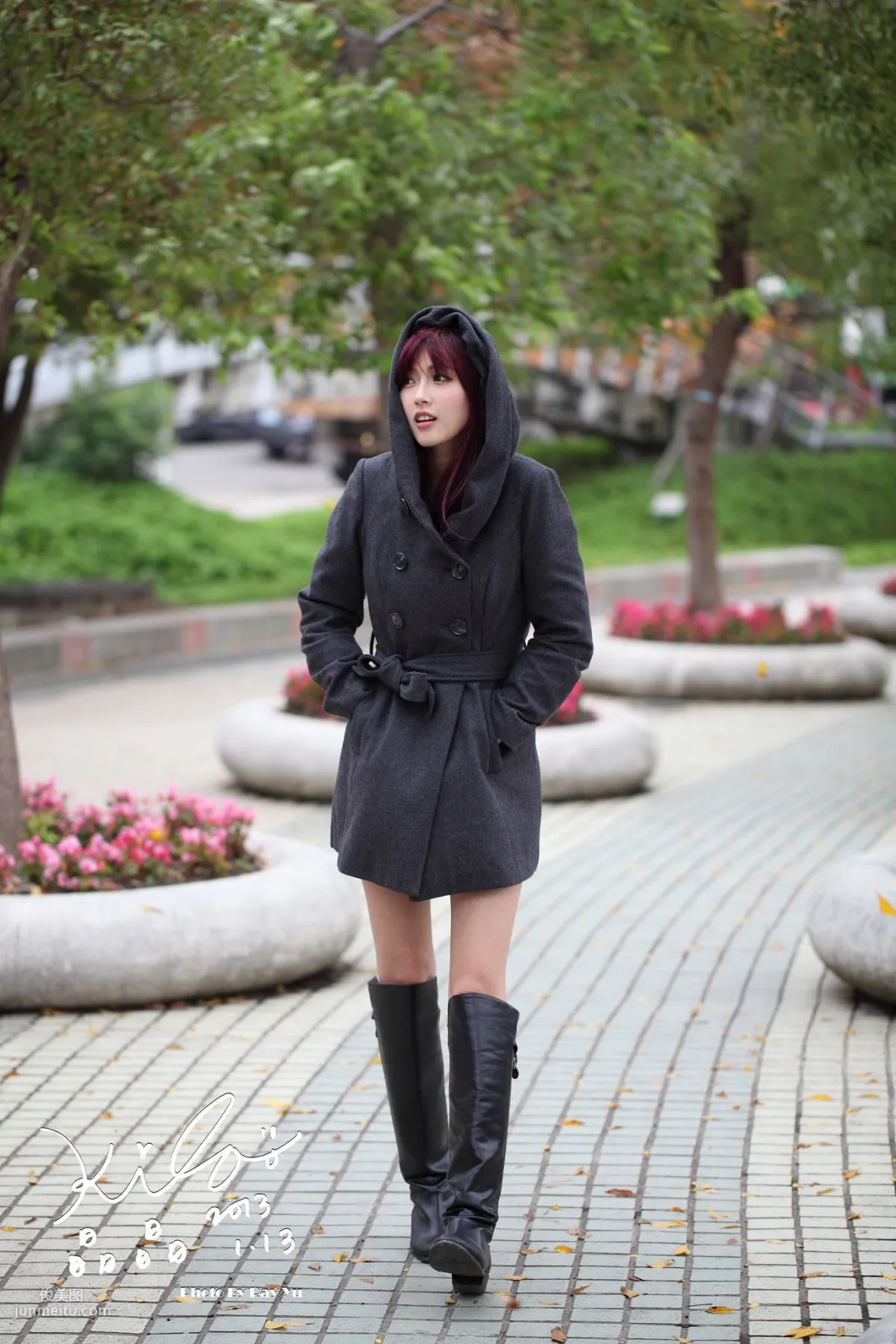 Kila Jingjing/Jin Yunqiao, Street Snap Winter Trench Coat Series Photo Set photo 80