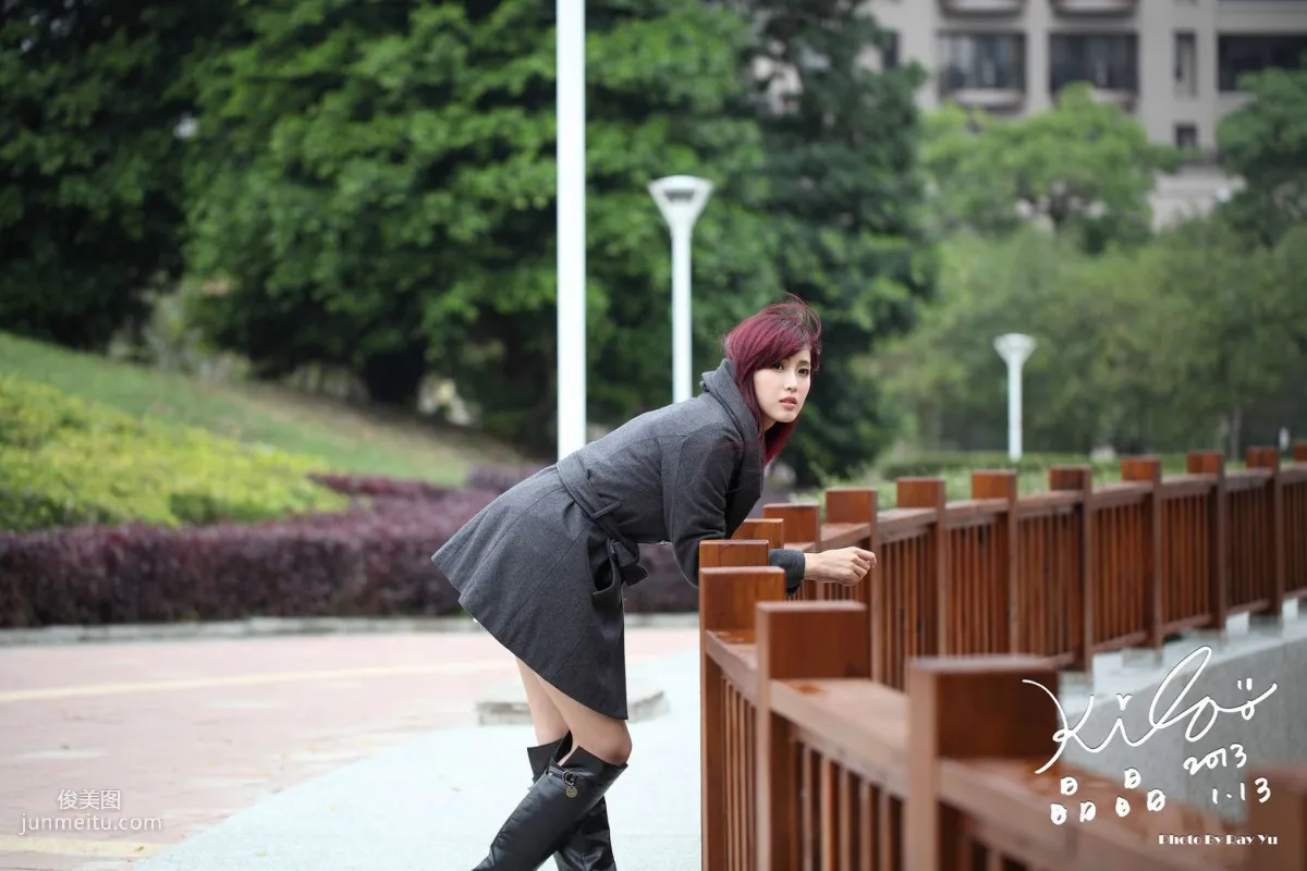 Kila Jingjing/Jin Yunqiao, Street Snap Winter Trench Coat Series Photo Set photo 70