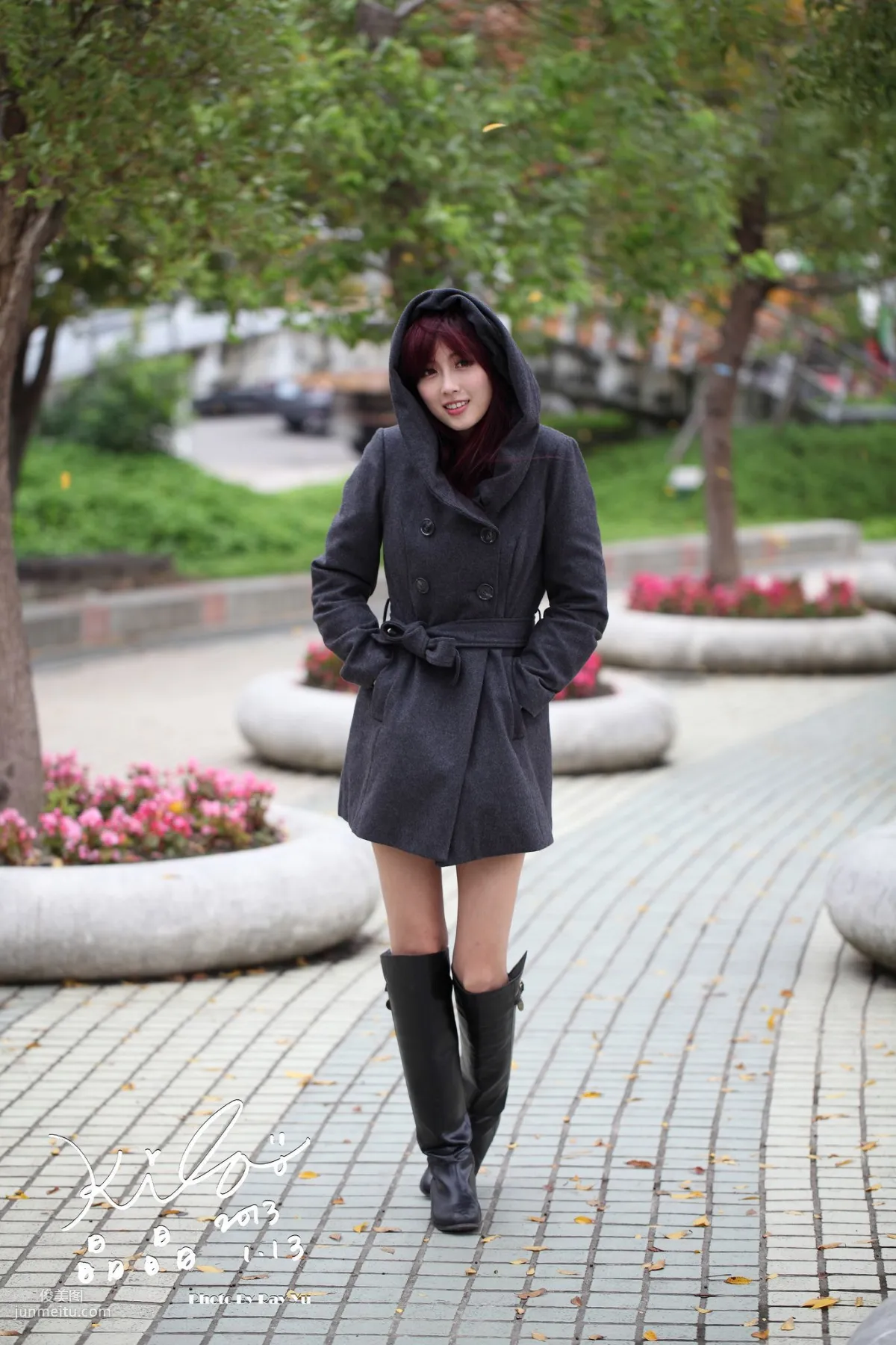 Kila Jingjing/Jin Yunqiao, Street Snap Winter Trench Coat Series Photo Set photo 81