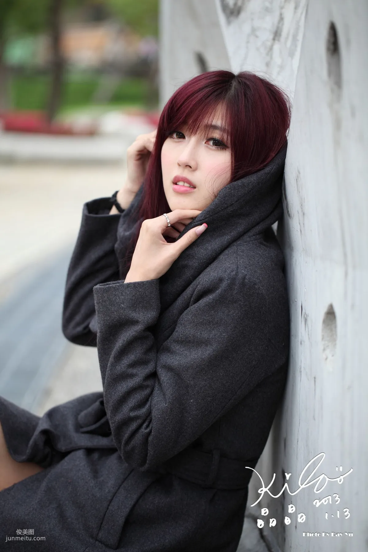 Kila Jingjing/Jin Yunqiao, Street Snap Winter Trench Coat Series Photo Set photo 29