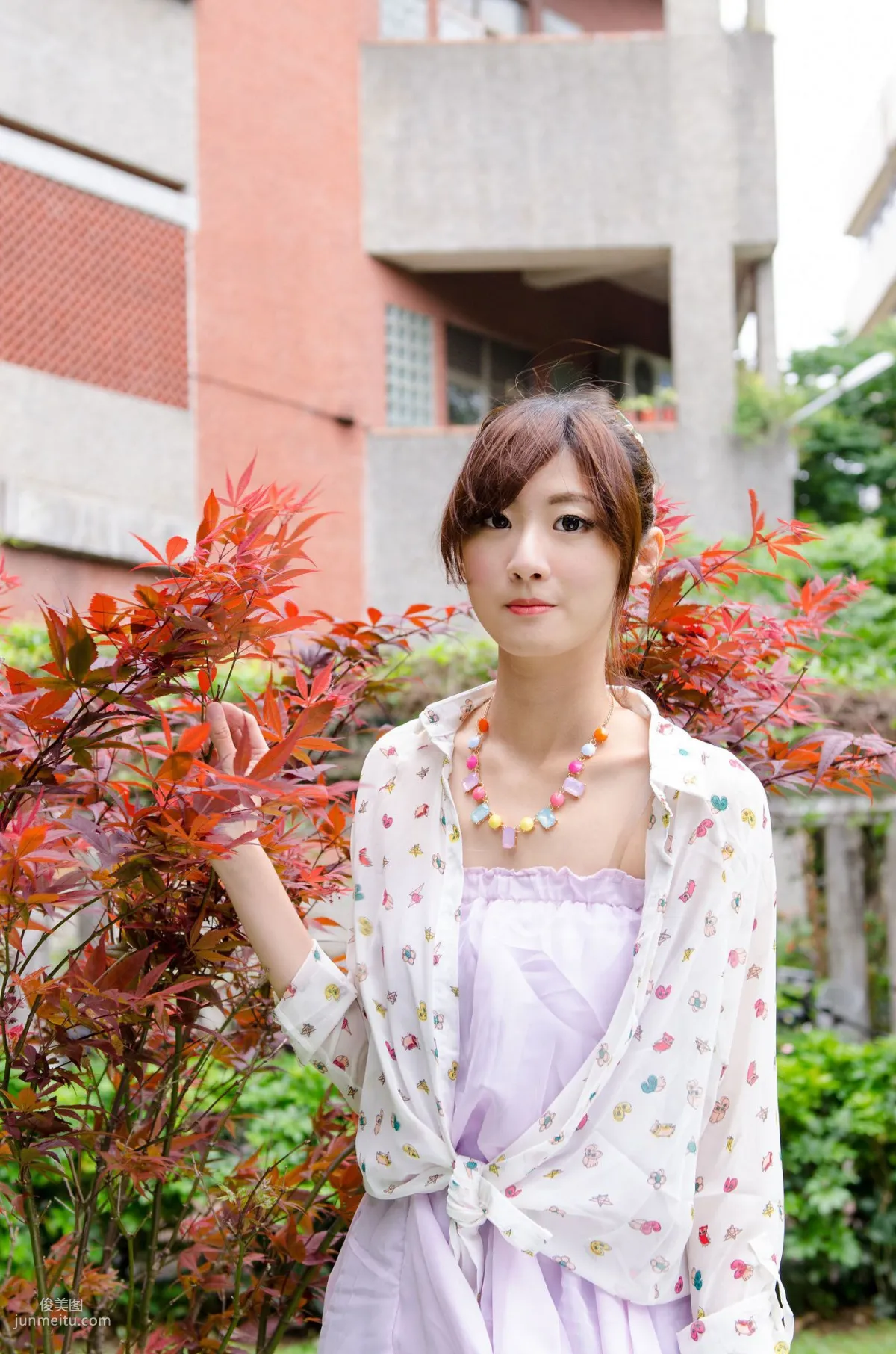 Taiwan Model Queena / Lin Mojing, Park Outdoor Shoot Photo Set photo 57