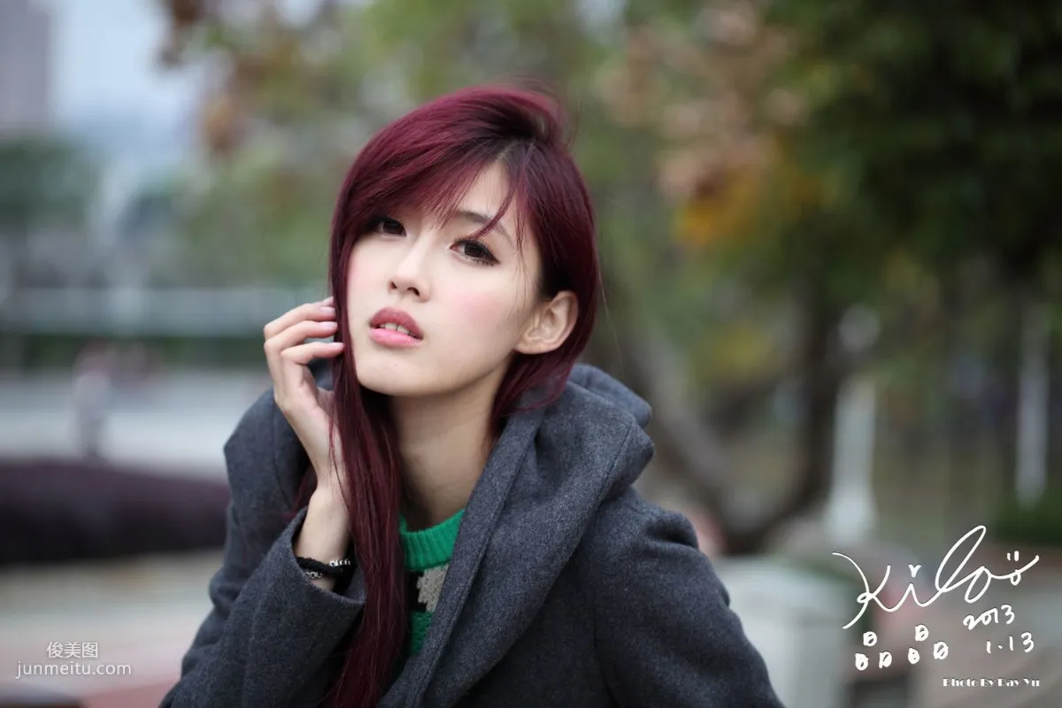 Kila Jingjing/Jin Yunqiao, Street Snap Winter Trench Coat Series Photo Set photo 7