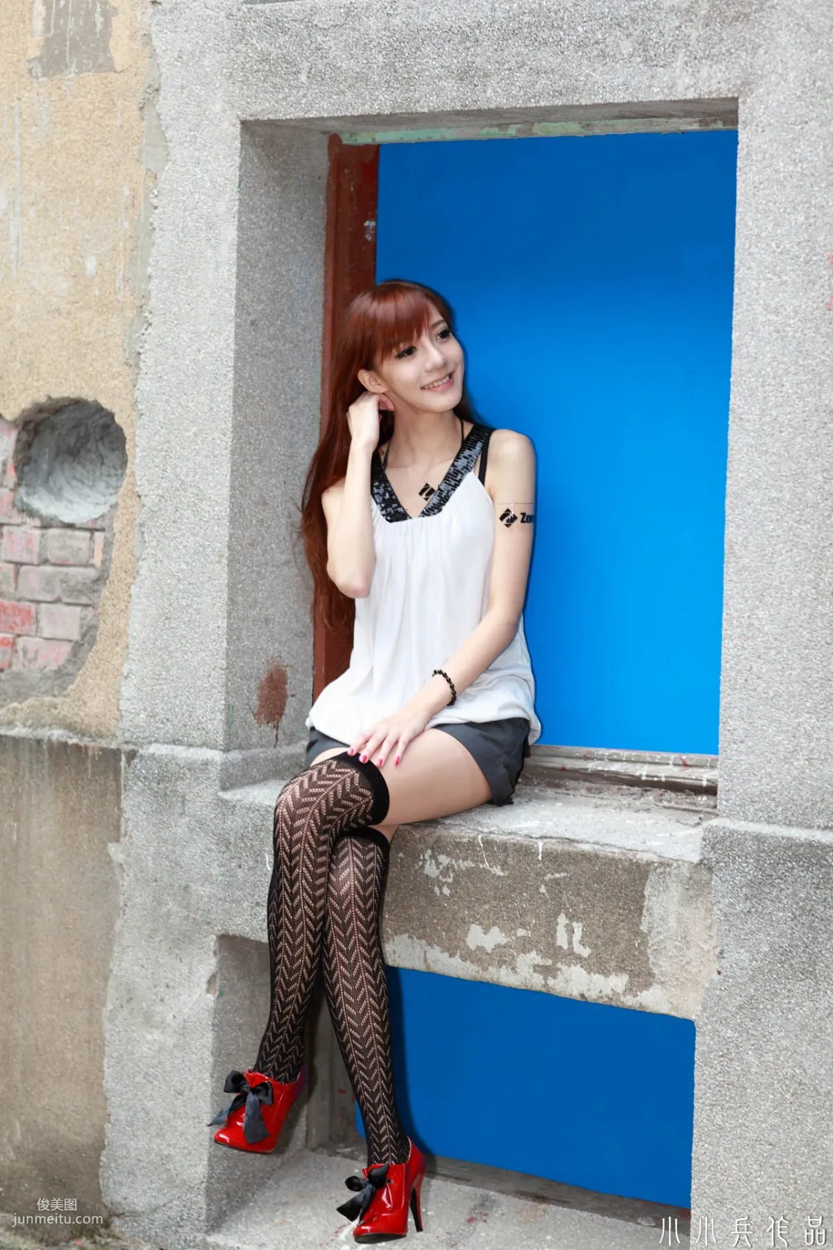 Taiwan Beauty Ning Meng, Fresh and Sweet Outdoor Photo Collection photo 39