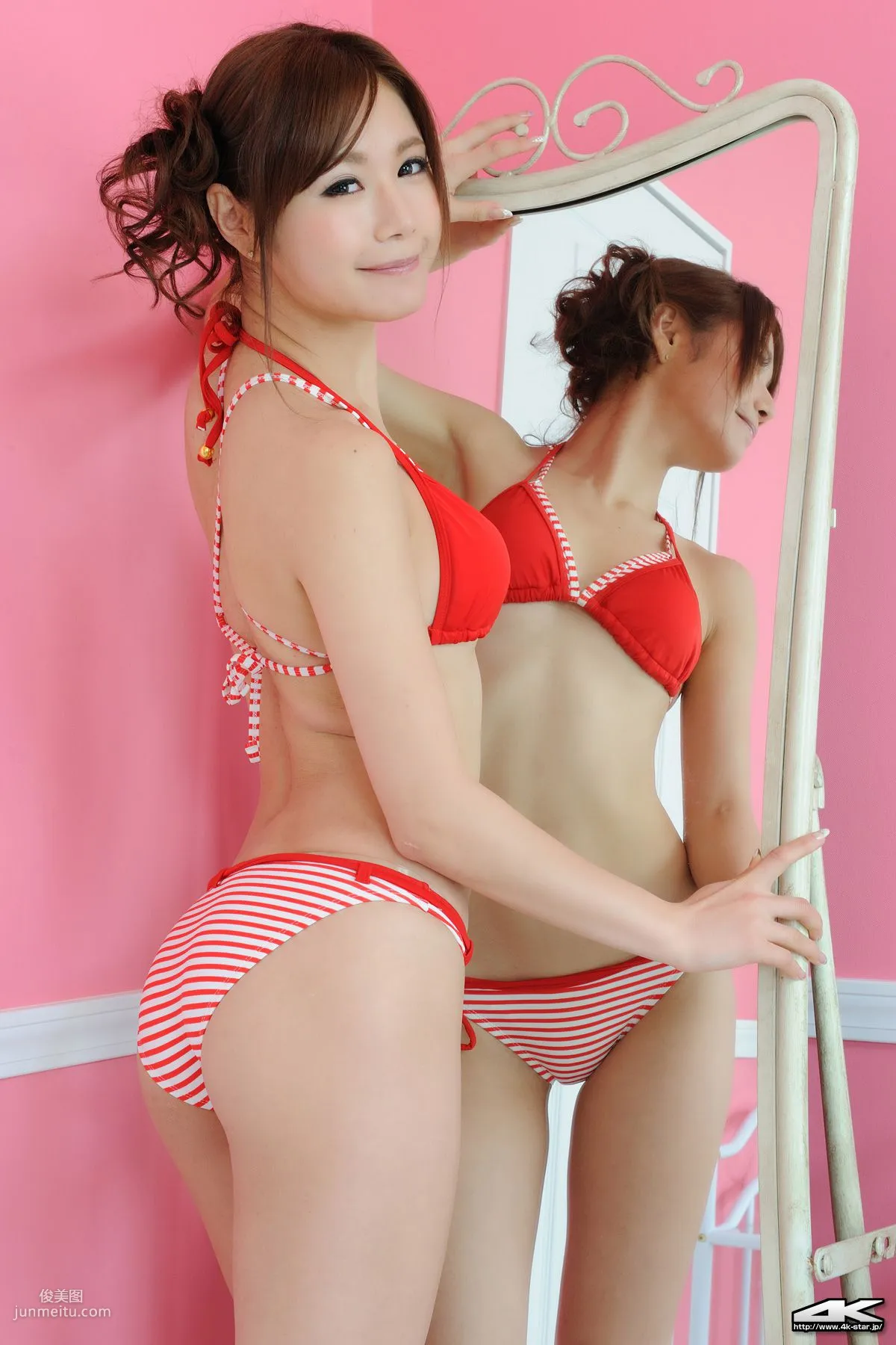 [4K-STAR] NO.00024 熊乃あい Swim Suits 粉色泳裝 寫真集 27