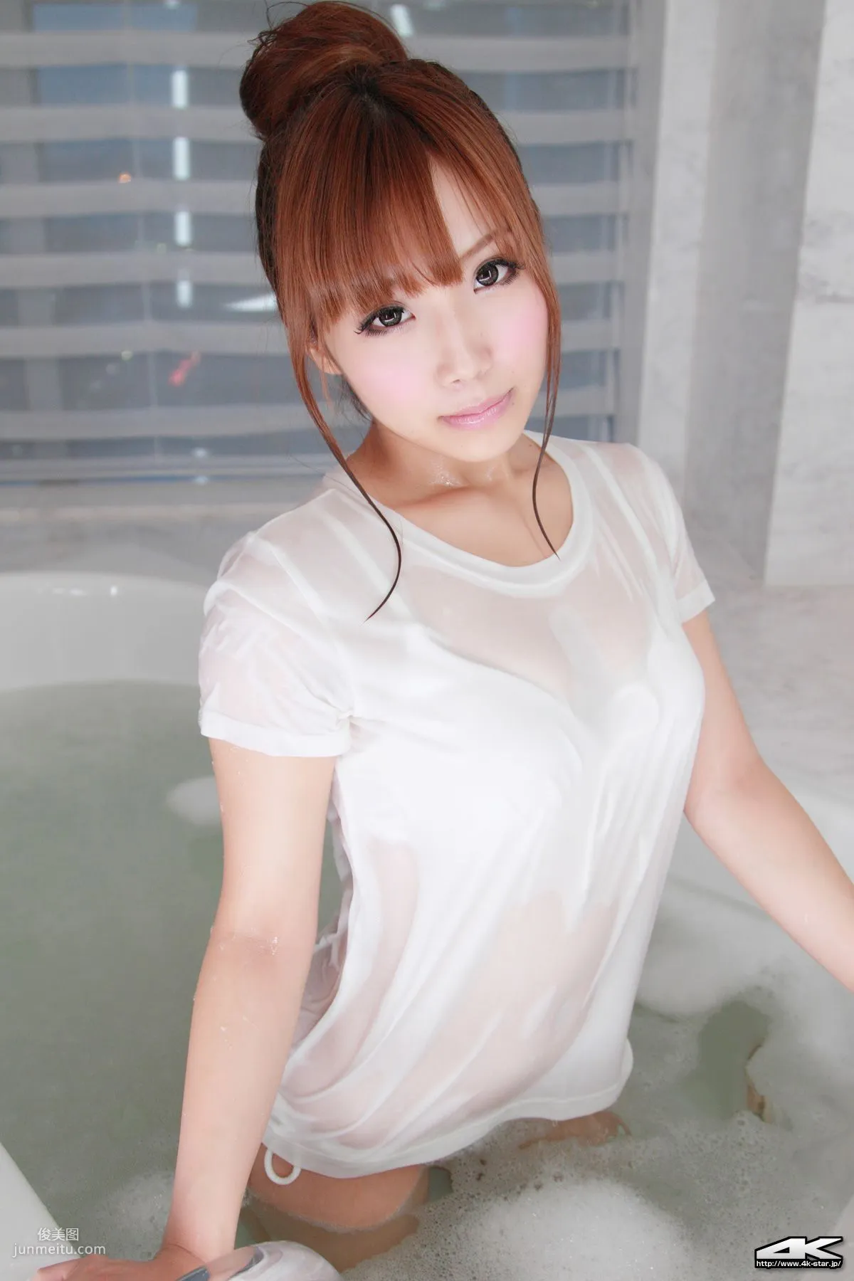 [4K-STAR] NO.00005 Kurumi Kisaragi, Swim Suits, Bathroom Bubble Bath Photo Set photo 37