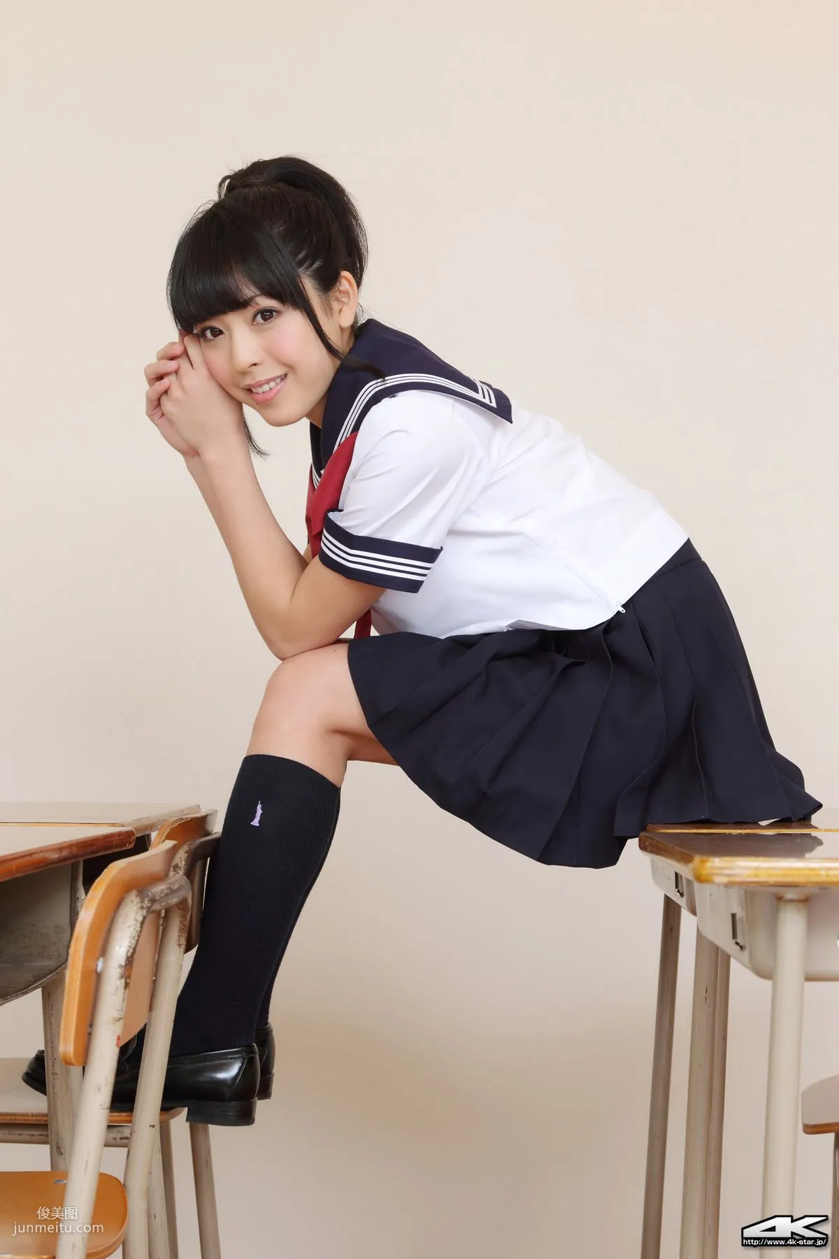 [4K-STAR] NO.00021 Sakura Sato 佐藤さくら Sailor Suit 水手服 寫真集 35
