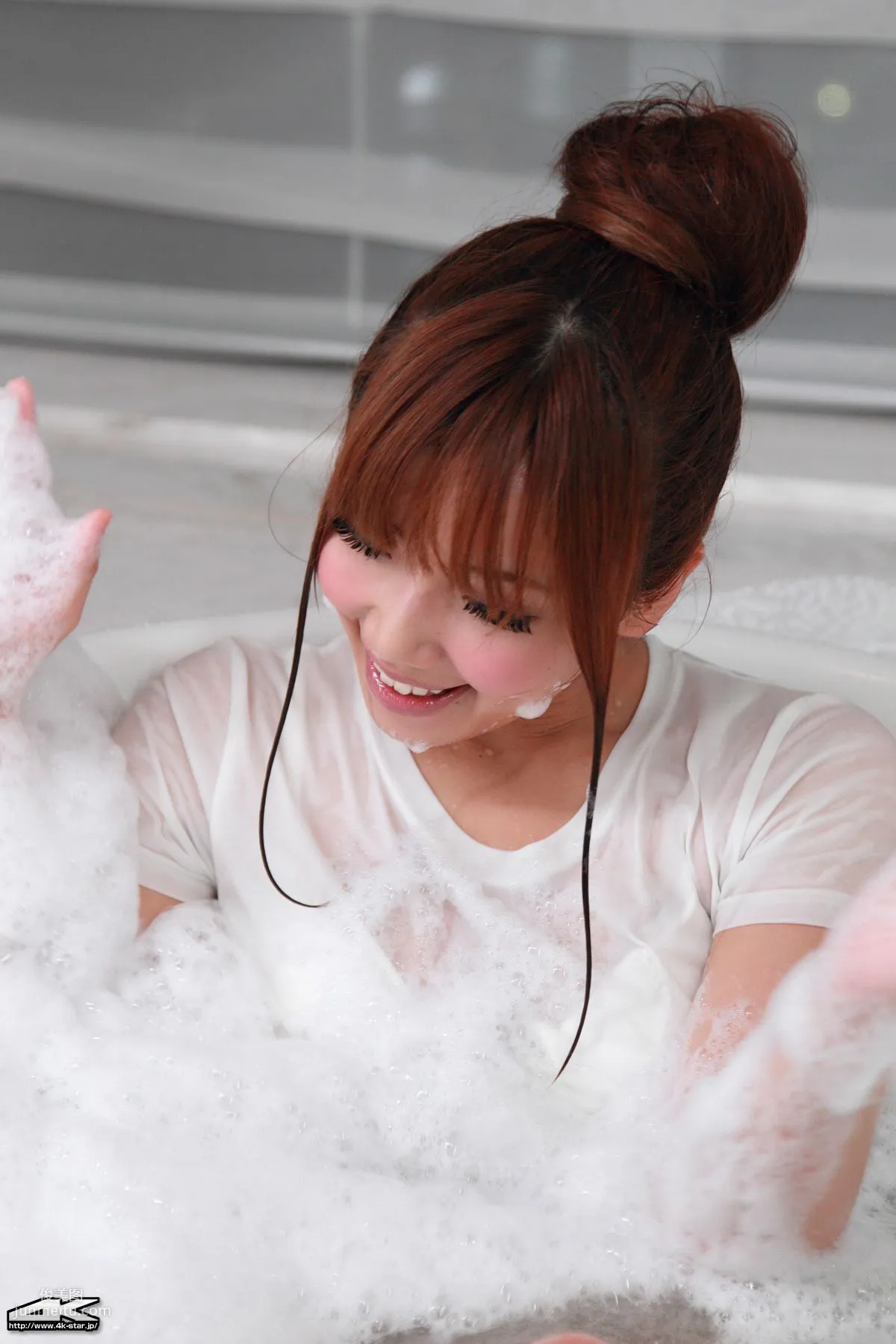 [4K-STAR] NO.00005 Kurumi Kisaragi, Swim Suits, Bathroom Bubble Bath Photo Set photo 81