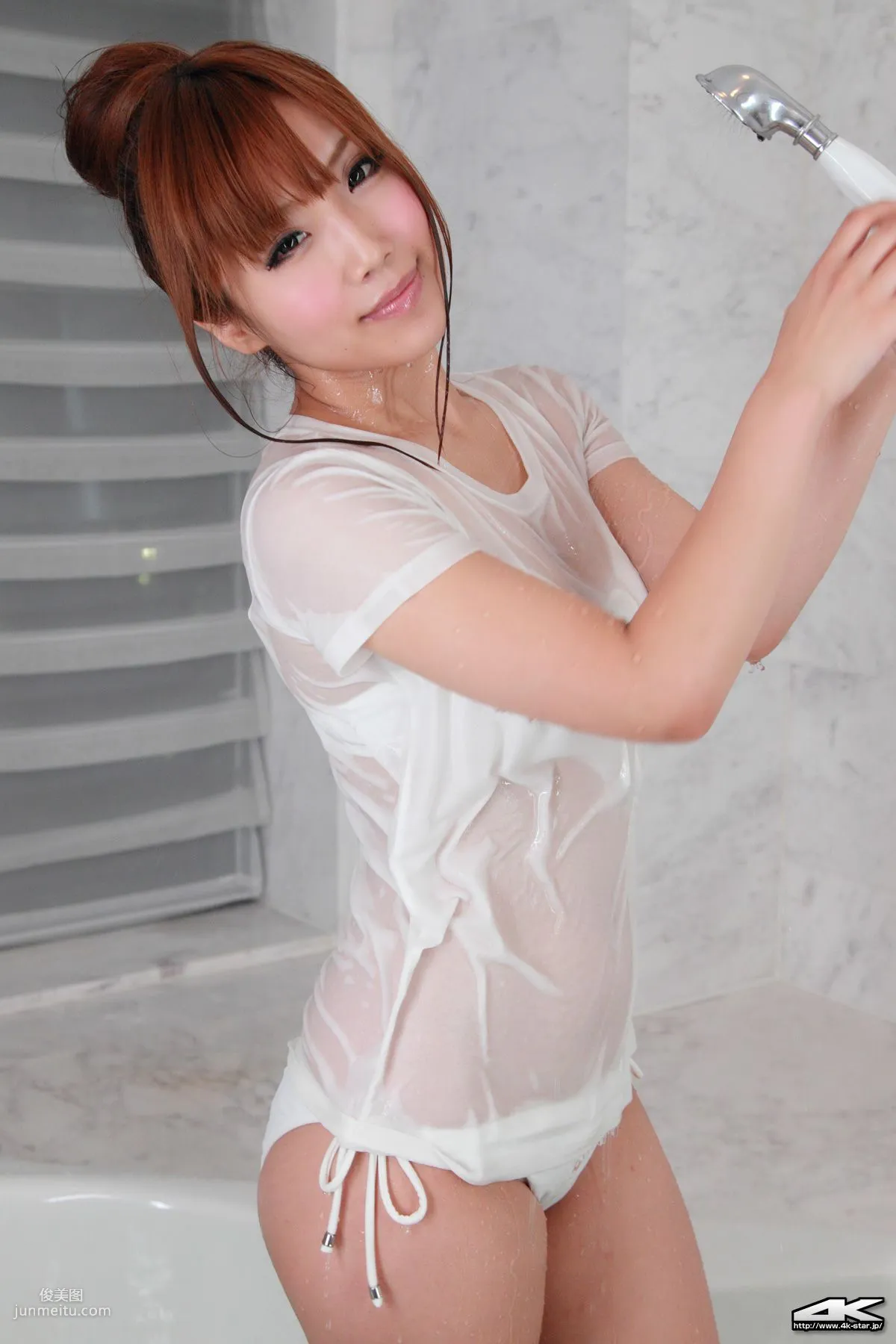 [4K-STAR] NO.00005 Kurumi Kisaragi, Swim Suits, Bathroom Bubble Bath Photo Set photo 53