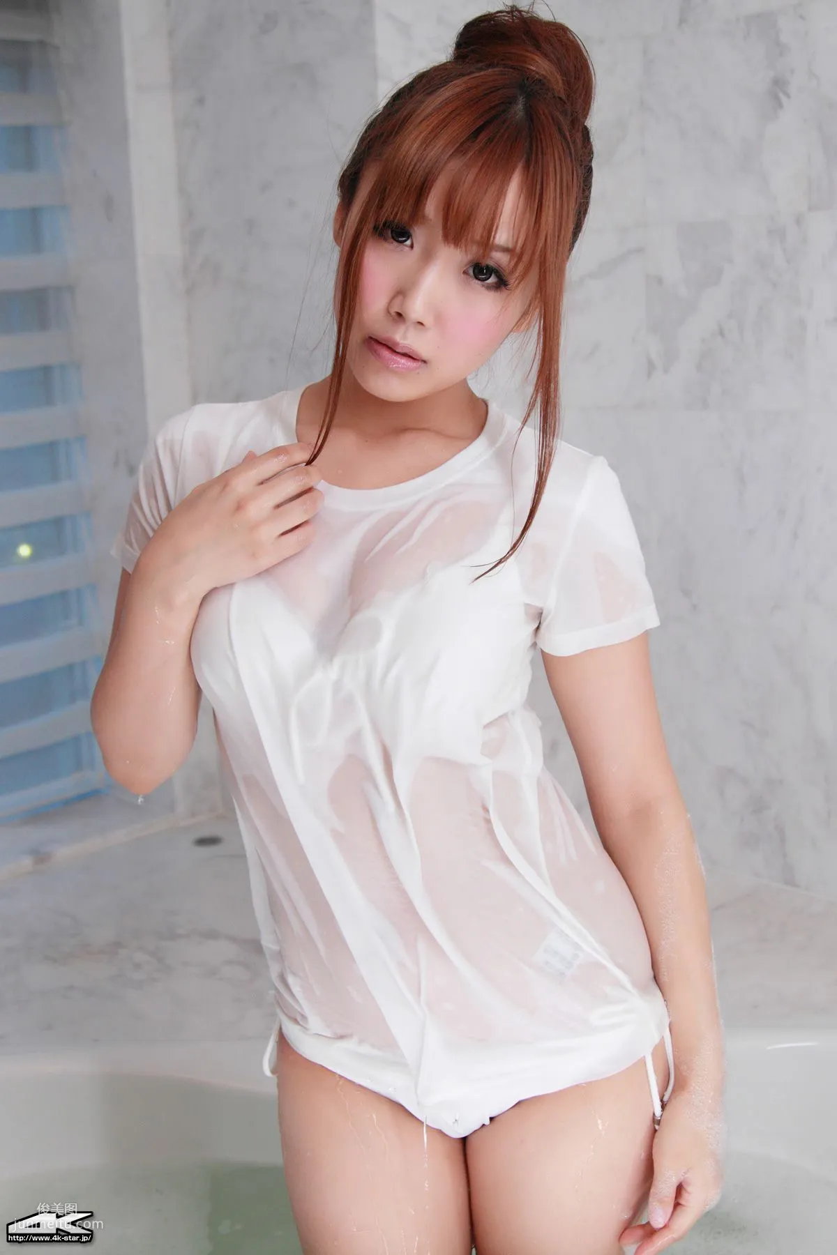 [4K-STAR] NO.00005 Kurumi Kisaragi, Swim Suits, Bathroom Bubble Bath Photo Set photo 26