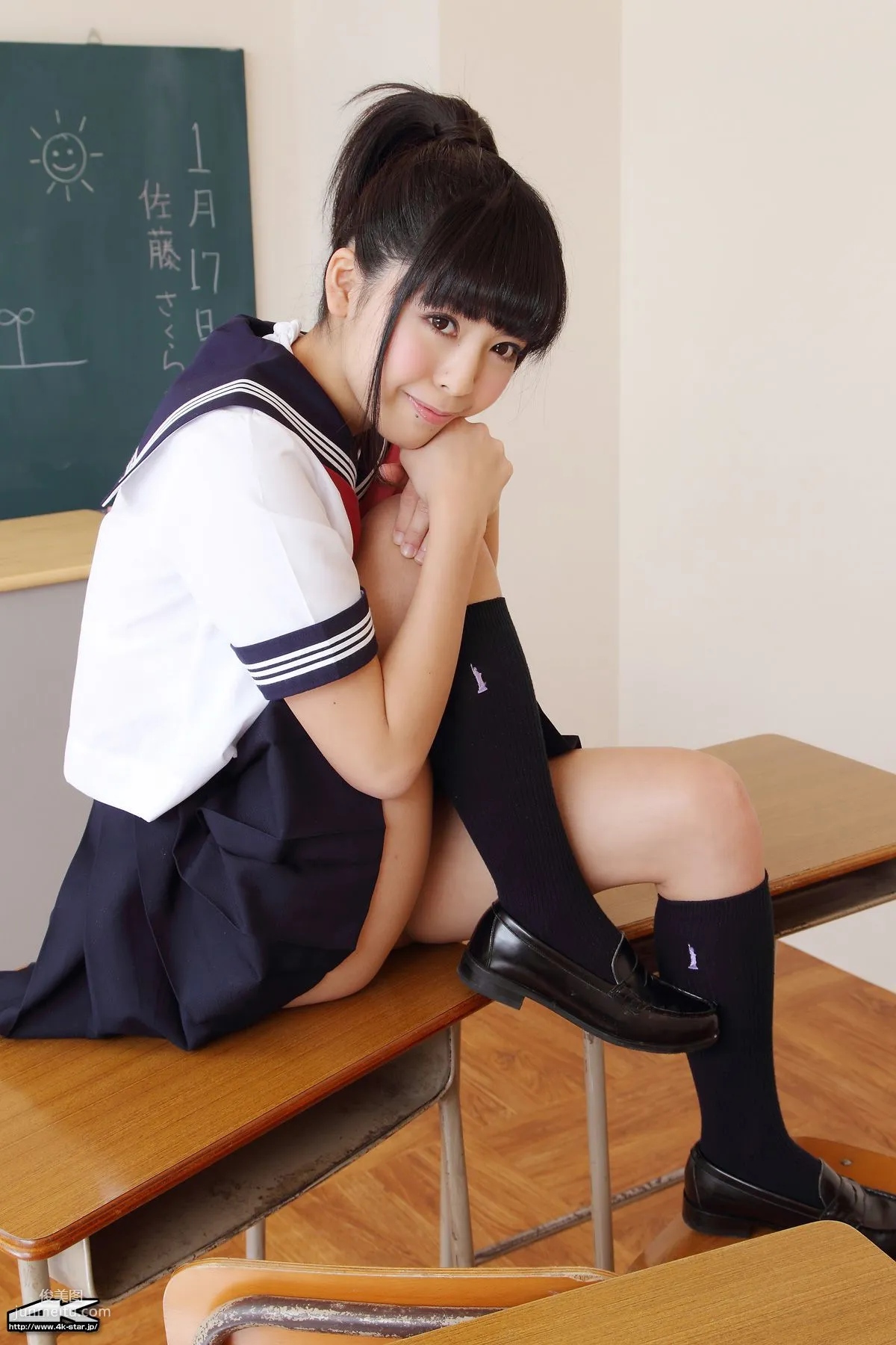 [4K-STAR] NO.00021 Sakura Sato 佐藤さくら Sailor Suit 水手服 寫真集 44