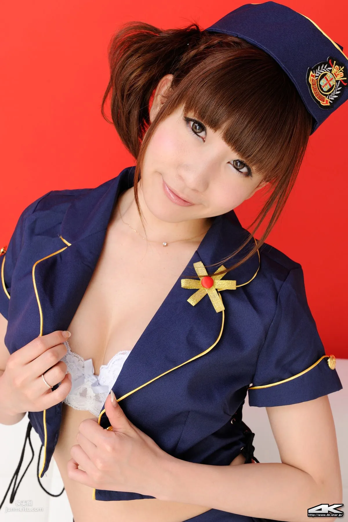[4K-STAR] NO.00028 秋葉ちひろ Mini Skirt Police 女警制服 寫真集 97