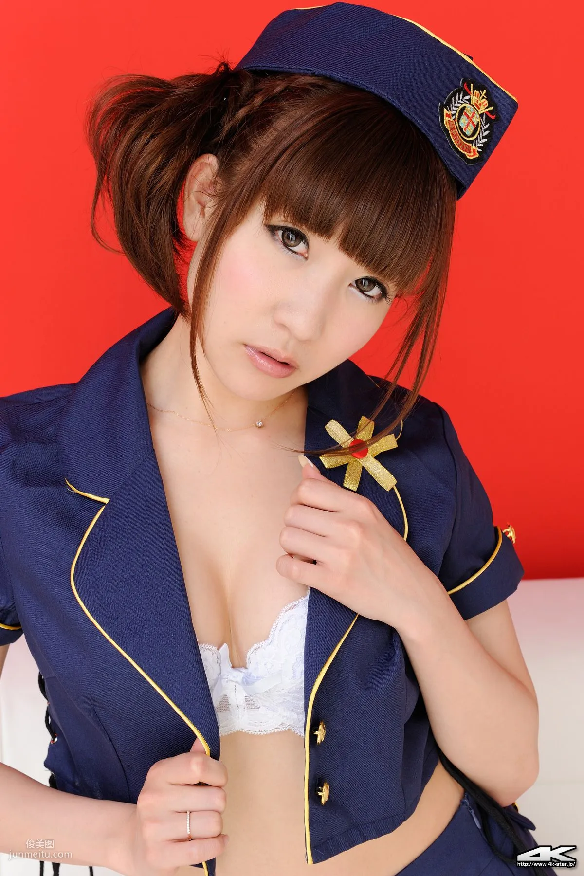 [4K-STAR] NO.00028 秋葉ちひろ Mini Skirt Police 女警制服 寫真集 96