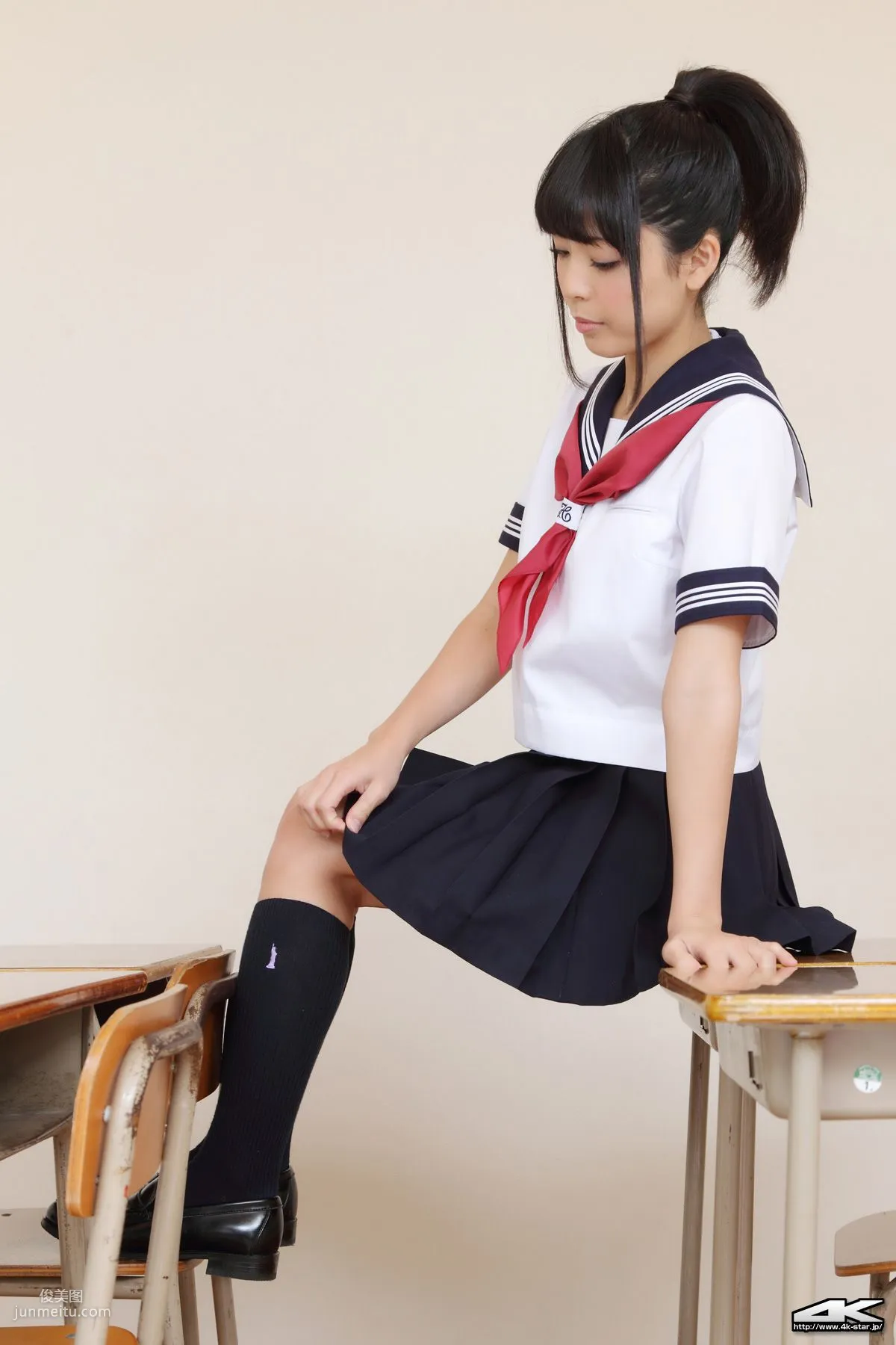 [4K-STAR] NO.00021 Sakura Sato 佐藤さくら Sailor Suit 水手服 寫真集 34