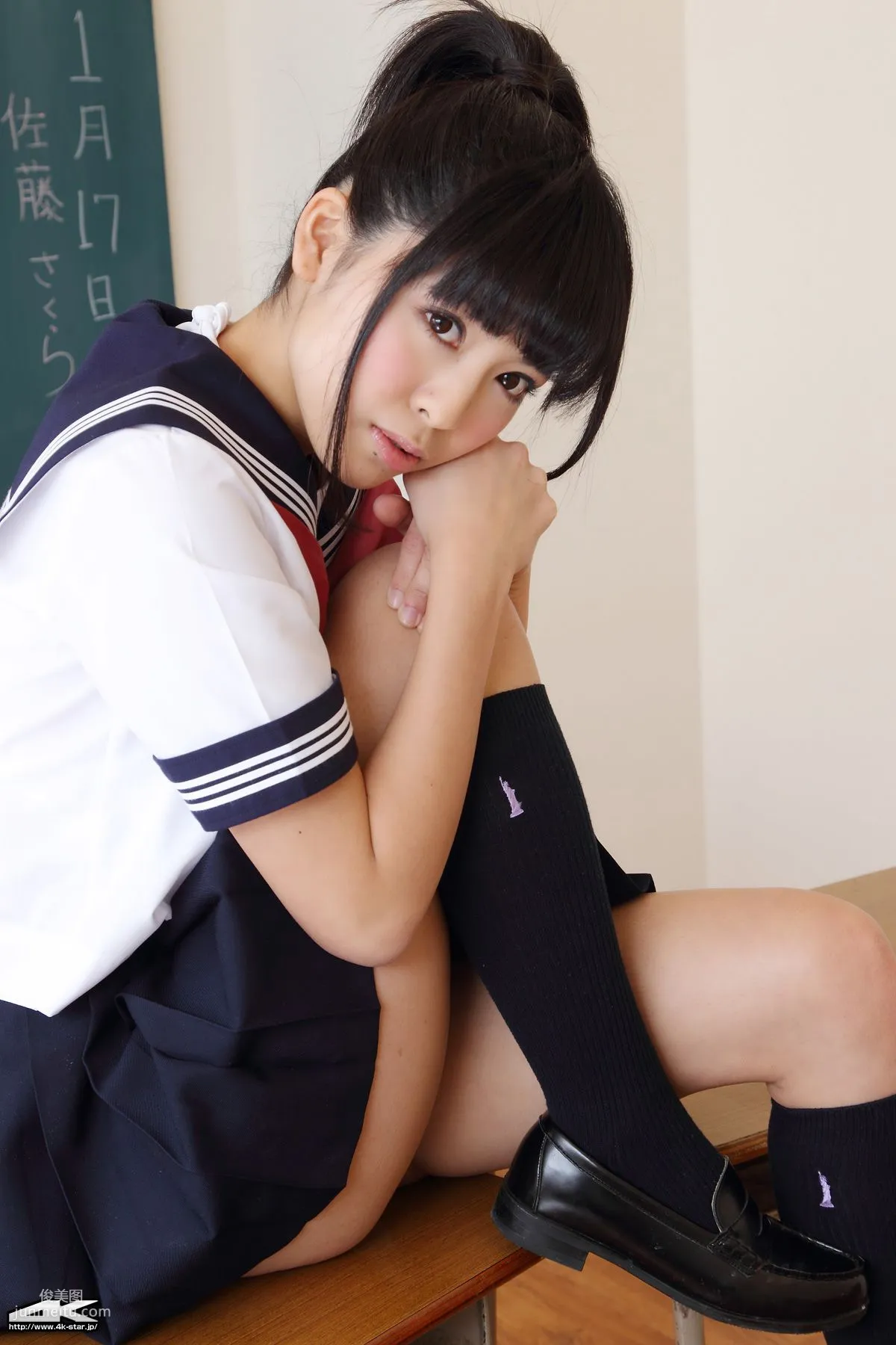 [4K-STAR] NO.00021 Sakura Sato 佐藤さくら Sailor Suit 水手服 寫真集 46
