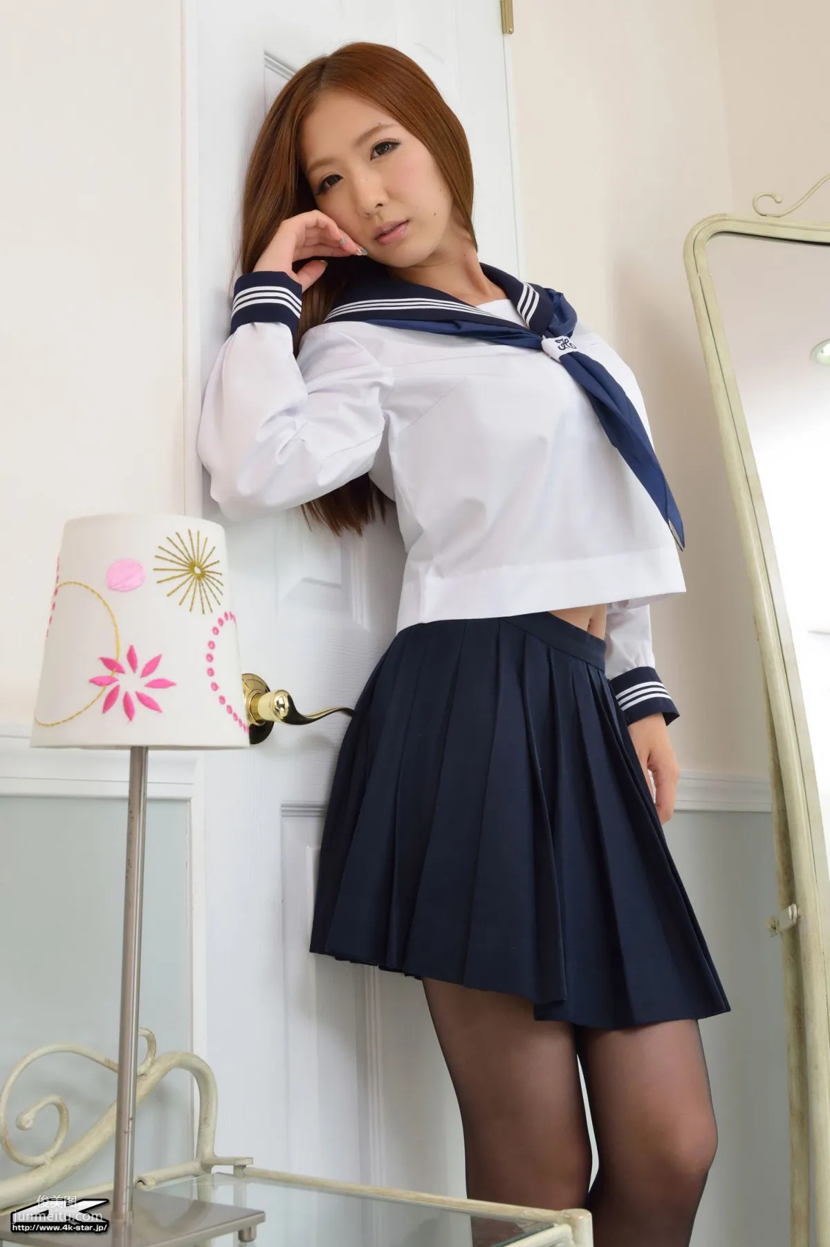 [4K-STAR] NO.00068 岩崎由衣 Sailor Suit 黑絲學妹 寫真集 39