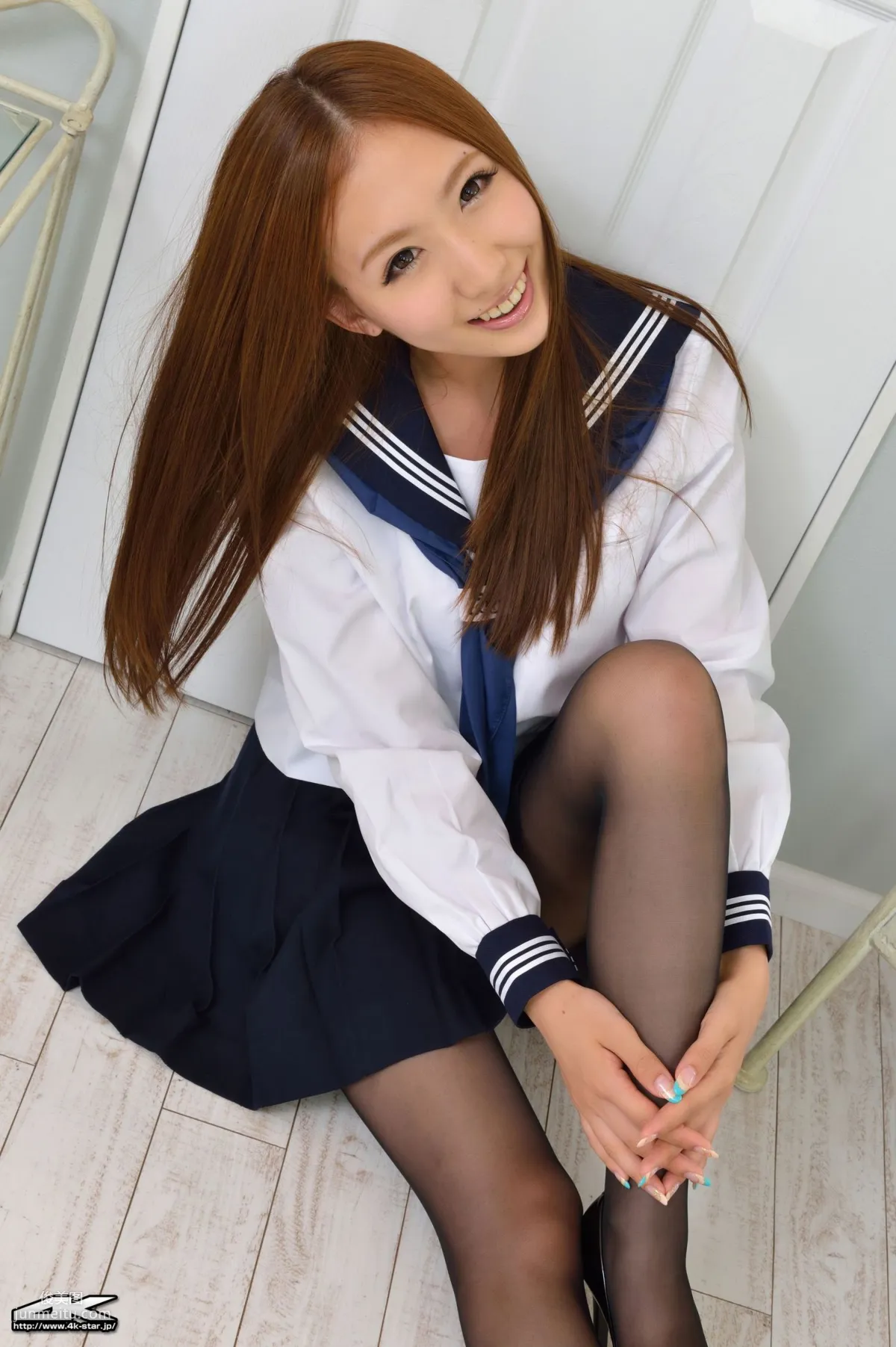 [4K-STAR] NO.00068 岩崎由衣 Sailor Suit 黑絲學妹 寫真集 54