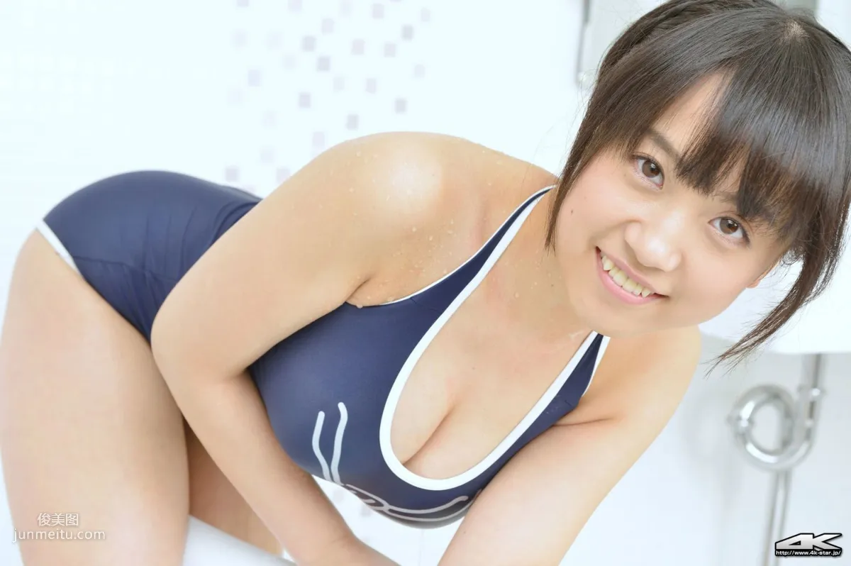 [4K-STAR] NO.00161 Mami Nagase Bathroom School Swimsuit Bathing Photo Set photo 76