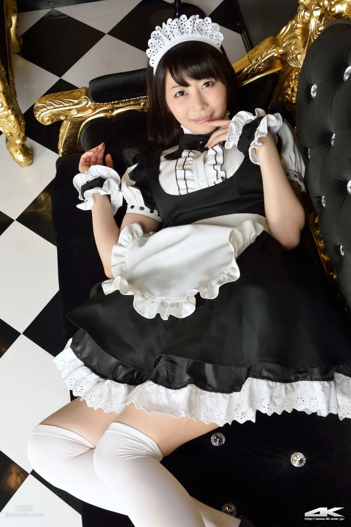 [4K-STAR] NO.00184 桜のどか Maid Costume 白絲女仆 寫真集 19