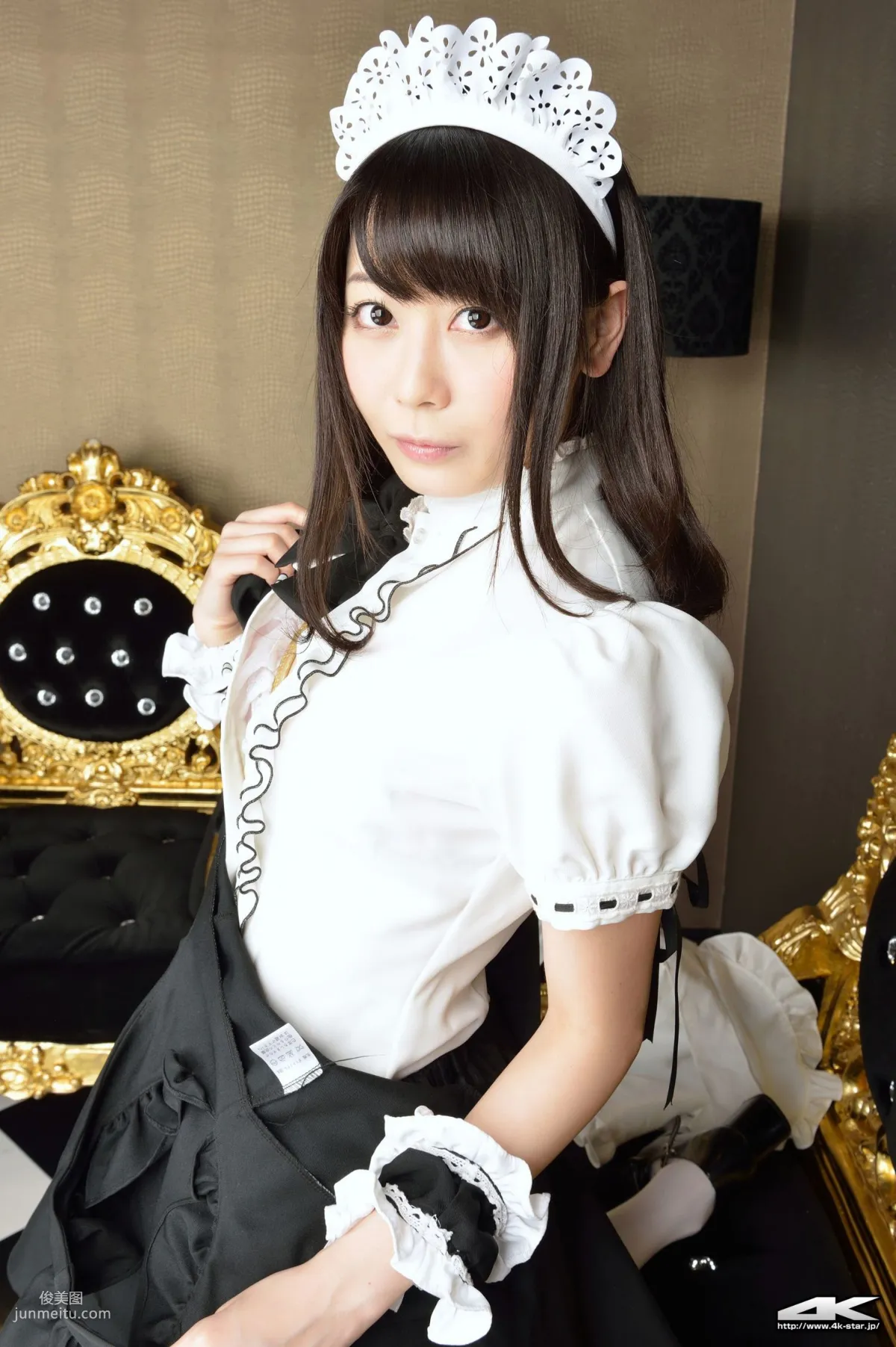 [4K-STAR] NO.00184 桜のどか Maid Costume 白絲女仆 寫真集 29