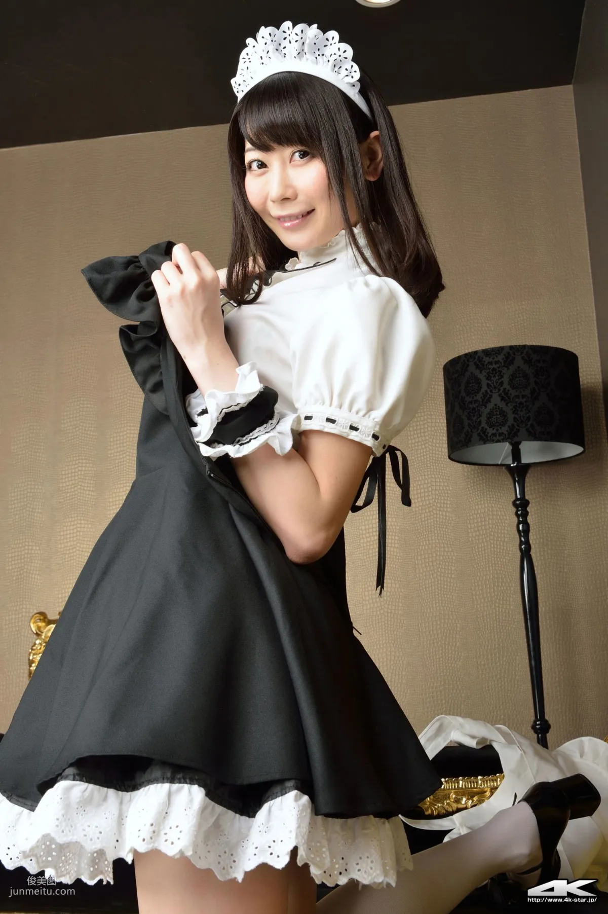 [4K-STAR] NO.00184 桜のどか Maid Costume 白絲女仆 寫真集 28