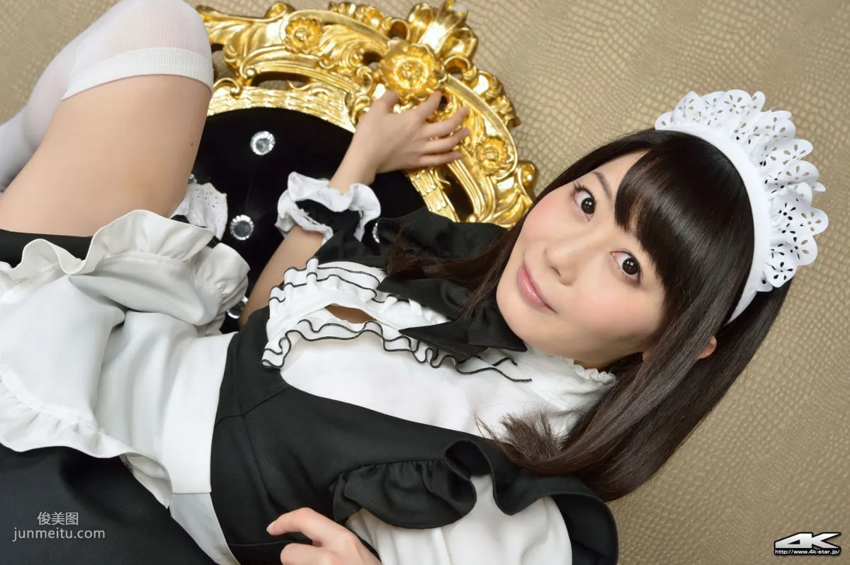 [4K-STAR] NO.00184 桜のどか Maid Costume 白絲女仆 寫真集 14