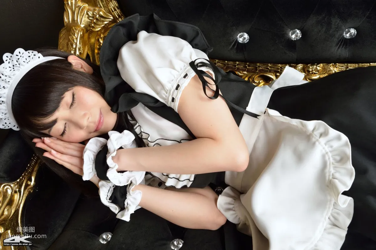[4K-STAR] NO.00184 桜のどか Maid Costume 白絲女仆 寫真集 17