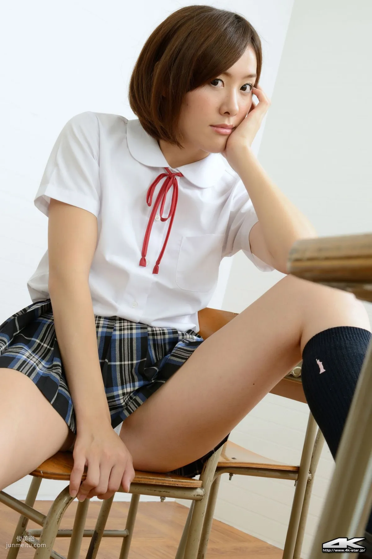 [4K-STAR] NO.00233 なぎさりん School Girl JK制服 写真集46